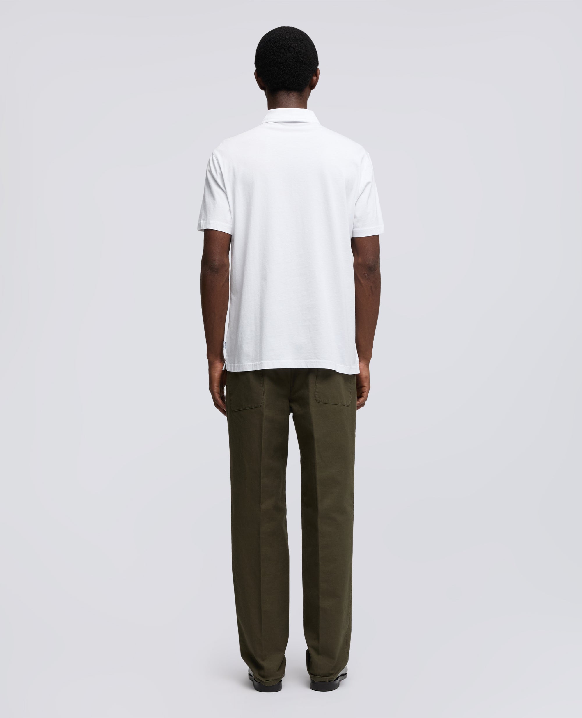 POLO IN JERSEY DI COTONE-BIANCO-WHITE-BLANCO-WEISS-BLANC