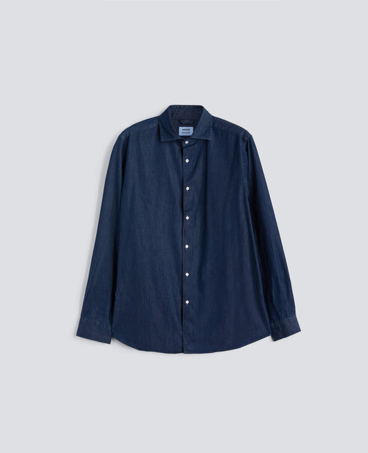 CAMICIA VIC-DENIM MEDIO-MEDIUM DENIM-DENIM MEDIO-MITTLERER DENIM-DENIM MOYEN