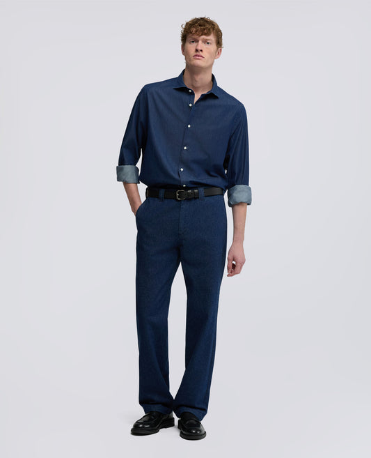 CAMICIA VIC-DENIM MEDIO-MEDIUM DENIM-DENIM MEDIO-MITTLERER DENIM-DENIM MOYEN