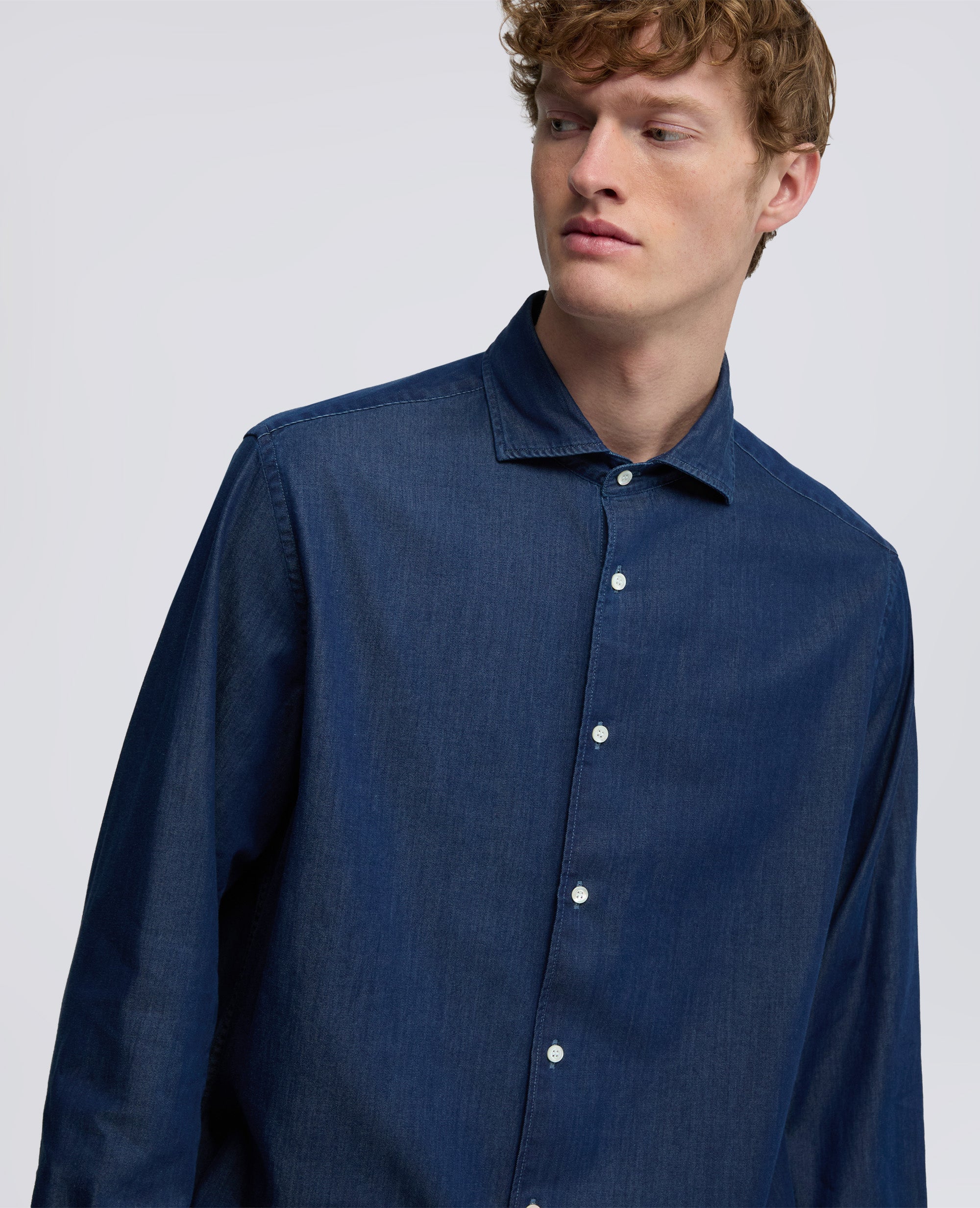 CAMICIA VIC-DENIM MEDIO-MEDIUM DENIM-DENIM MEDIO-MITTLERER DENIM-DENIM MOYEN