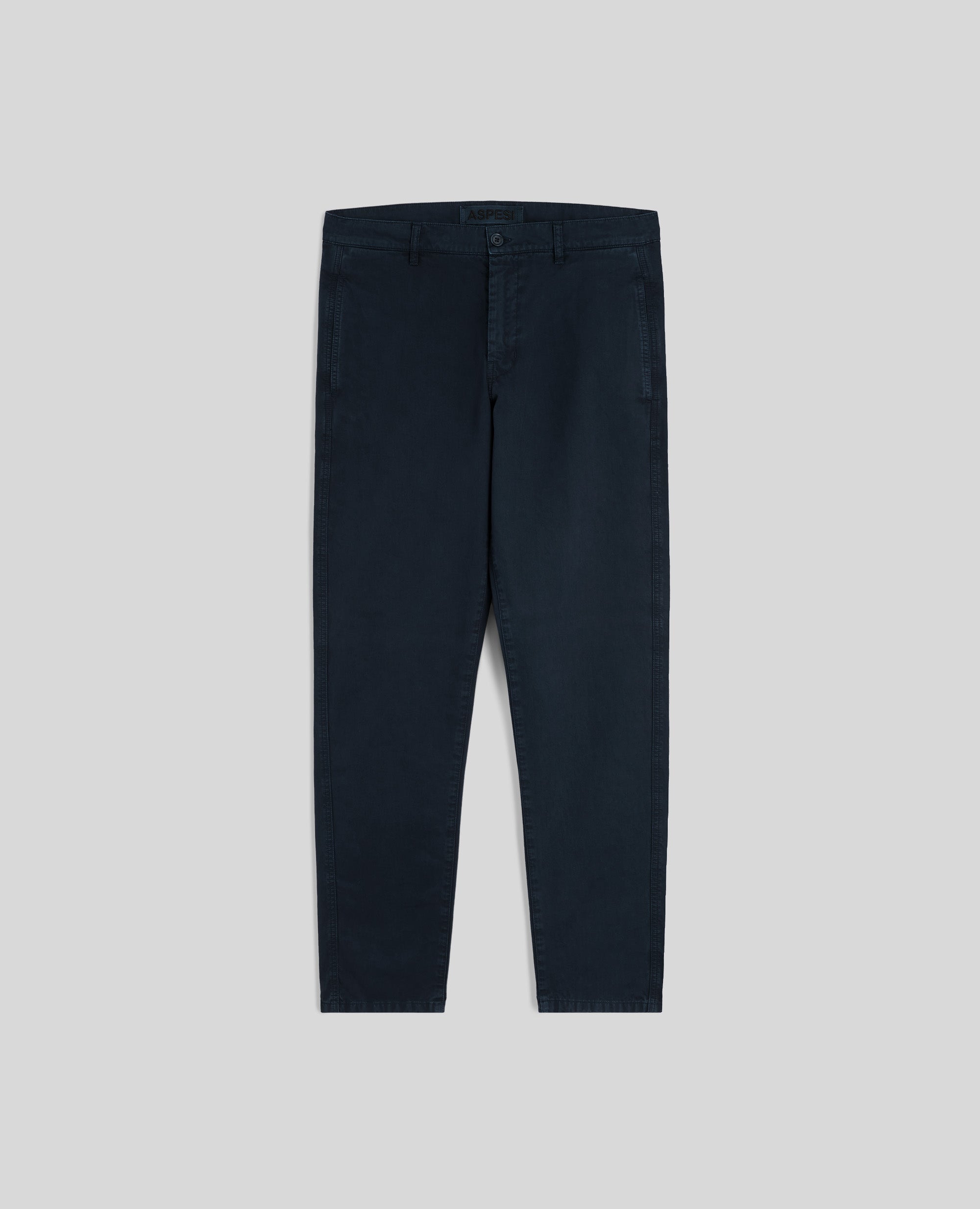 PANTALONE CHINO IN GABARDINA-NAVY-NAVY-AZUL MARINO-NAVY-NAVY