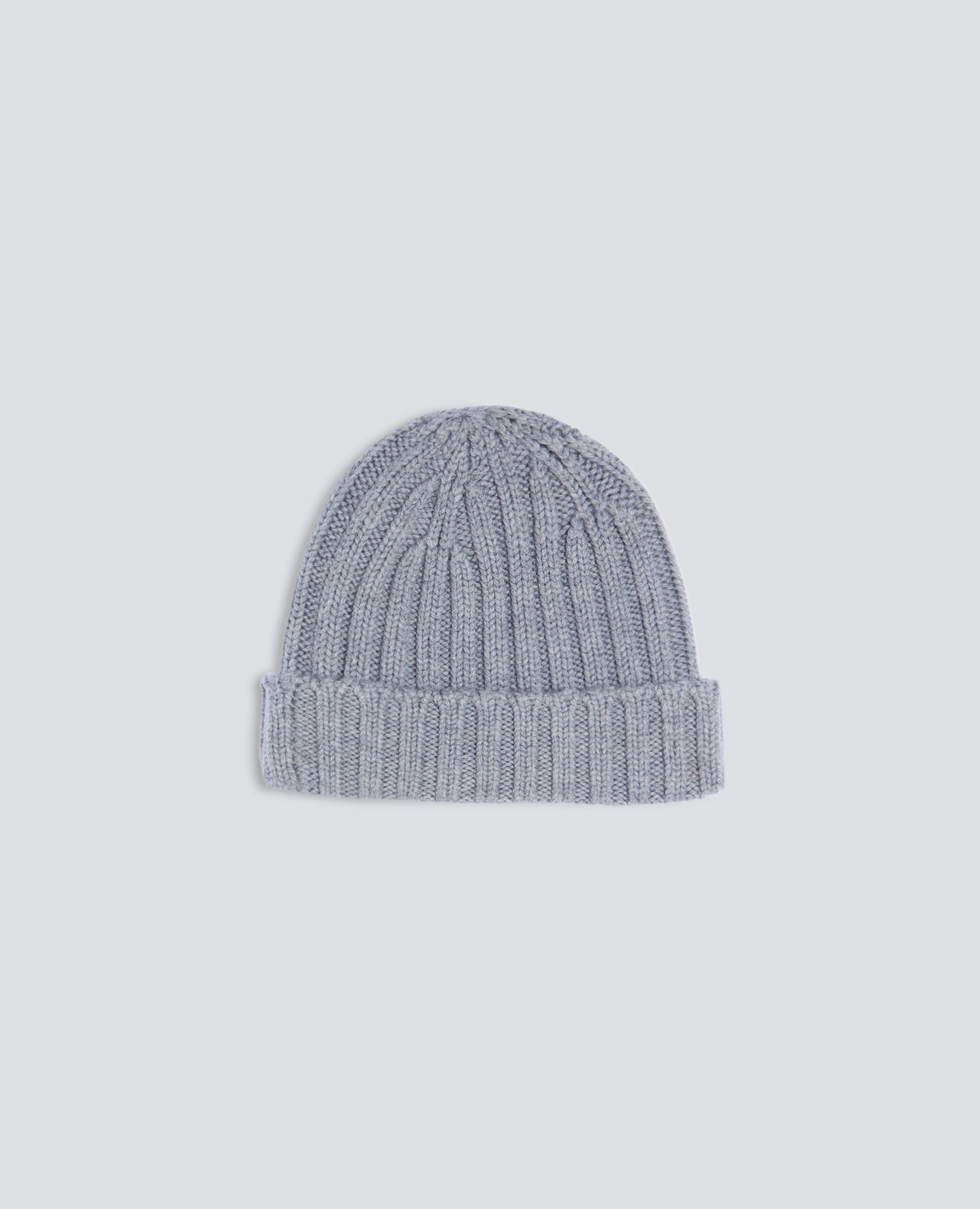 BONNET EN LAINE COTELEE - GRIS - ASPESI