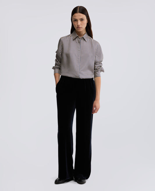 PANTALONI IN MISTO LANA E CASHMERE-NAVY-NAVY-AZUL MARINO-NAVY-NAVY