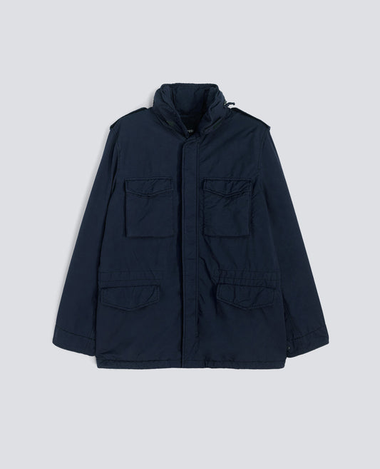 FIELD JACKET NEW CAMP IN NYLON TINTO CAPO-NAVY-NAVY-AZUL MARINO-NAVY-NAVY
