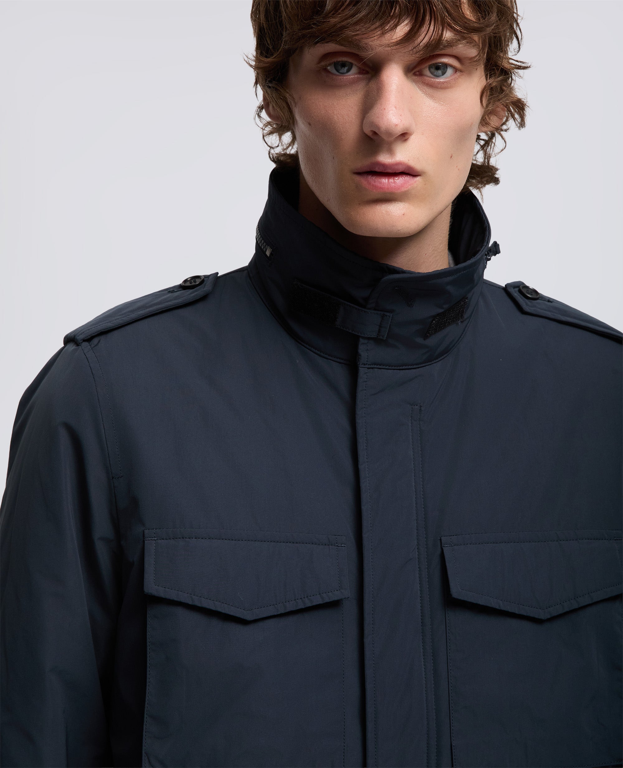 FILED JACKET MINI FIELD VENTO IN NYLON-NAVY-NAVY-AZUL MARINO-NAVY-NAVY