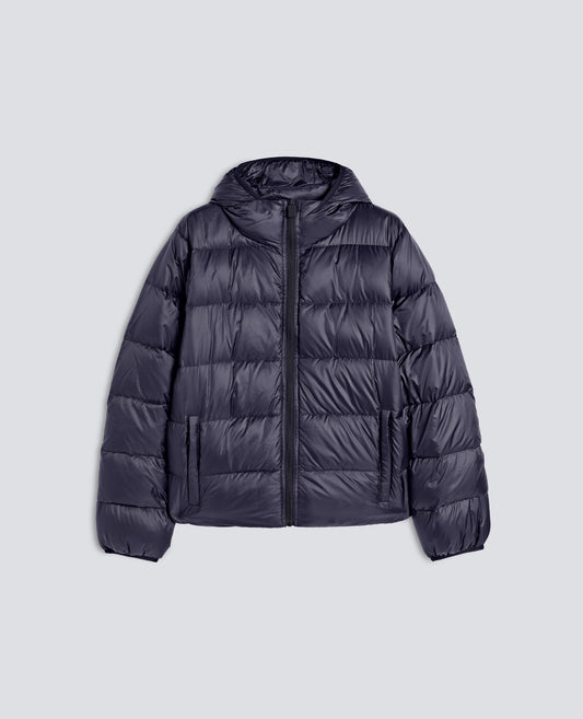 BUDD DOWN JACKET IN RIPSTOP - BLUE - ASPESI