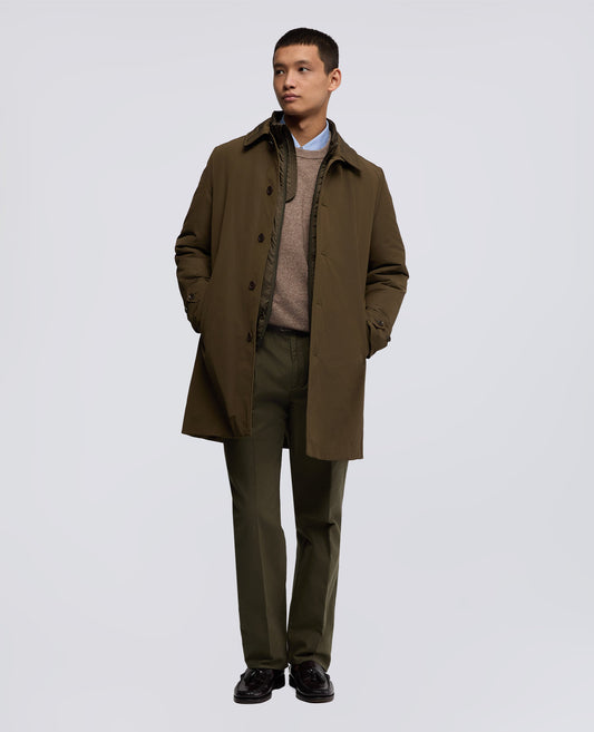 IMPERMEABILE VODKA LE IN MISTO COTONE-MILITARE-MILITARY-MILITAR-MILITAR-MILITAIRE