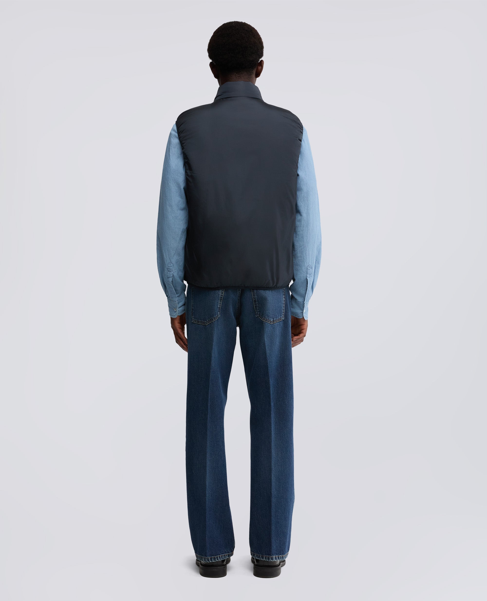 GILET JIL IN TESSUTO TECNICO-NAVY-NAVY-AZUL MARINO-NAVY-NAVY