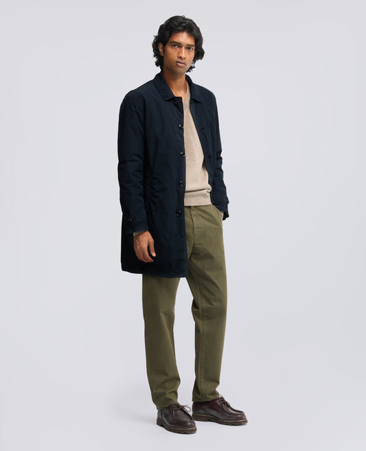 WASSERDICHTE KOMPAKTE POLYESTER-UND NYLON-HULLE - NAVY
