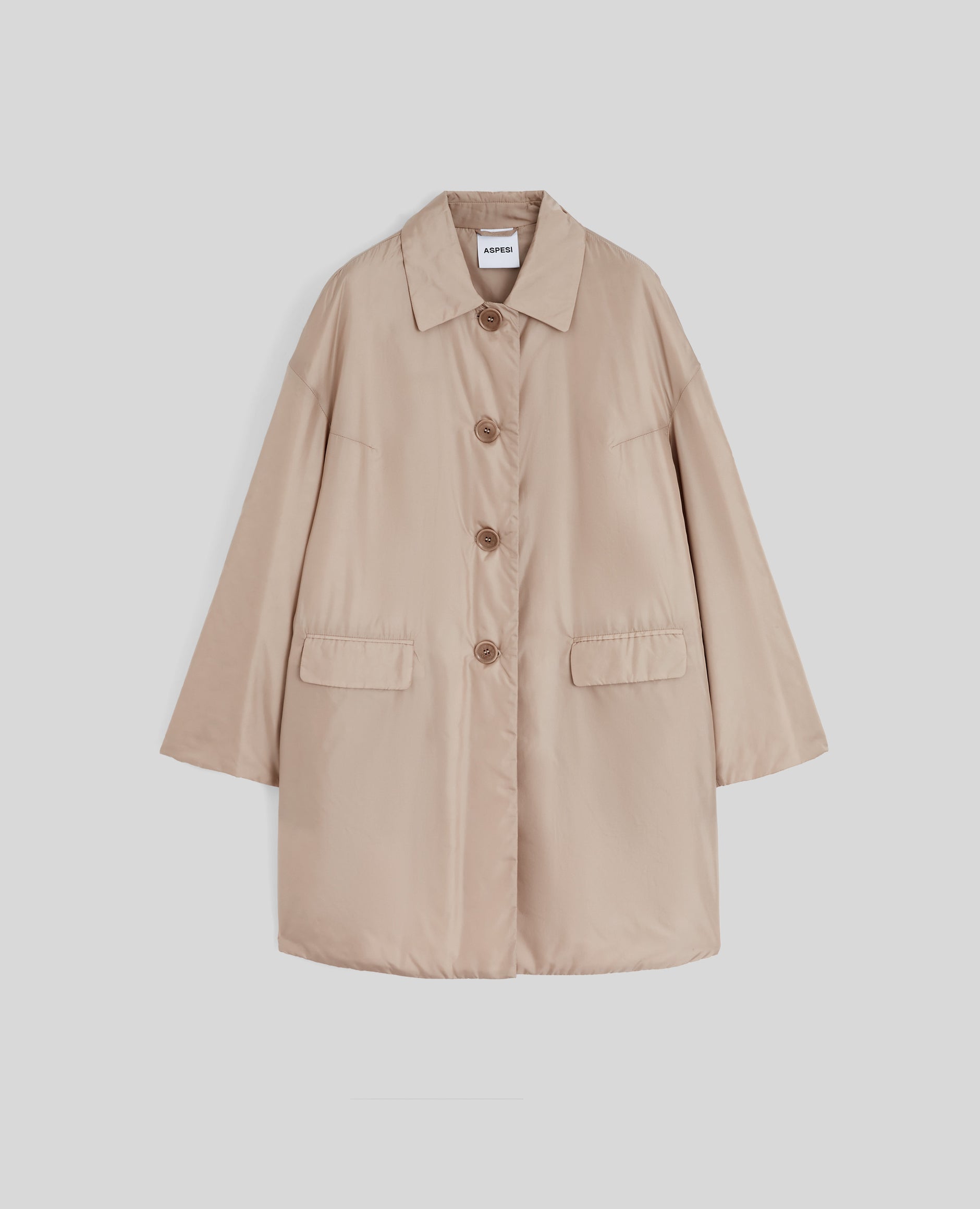 コート ASPESI Woman Coat Beige NN502L108 60226 Women's Coats and Trench Coats – ASPESI