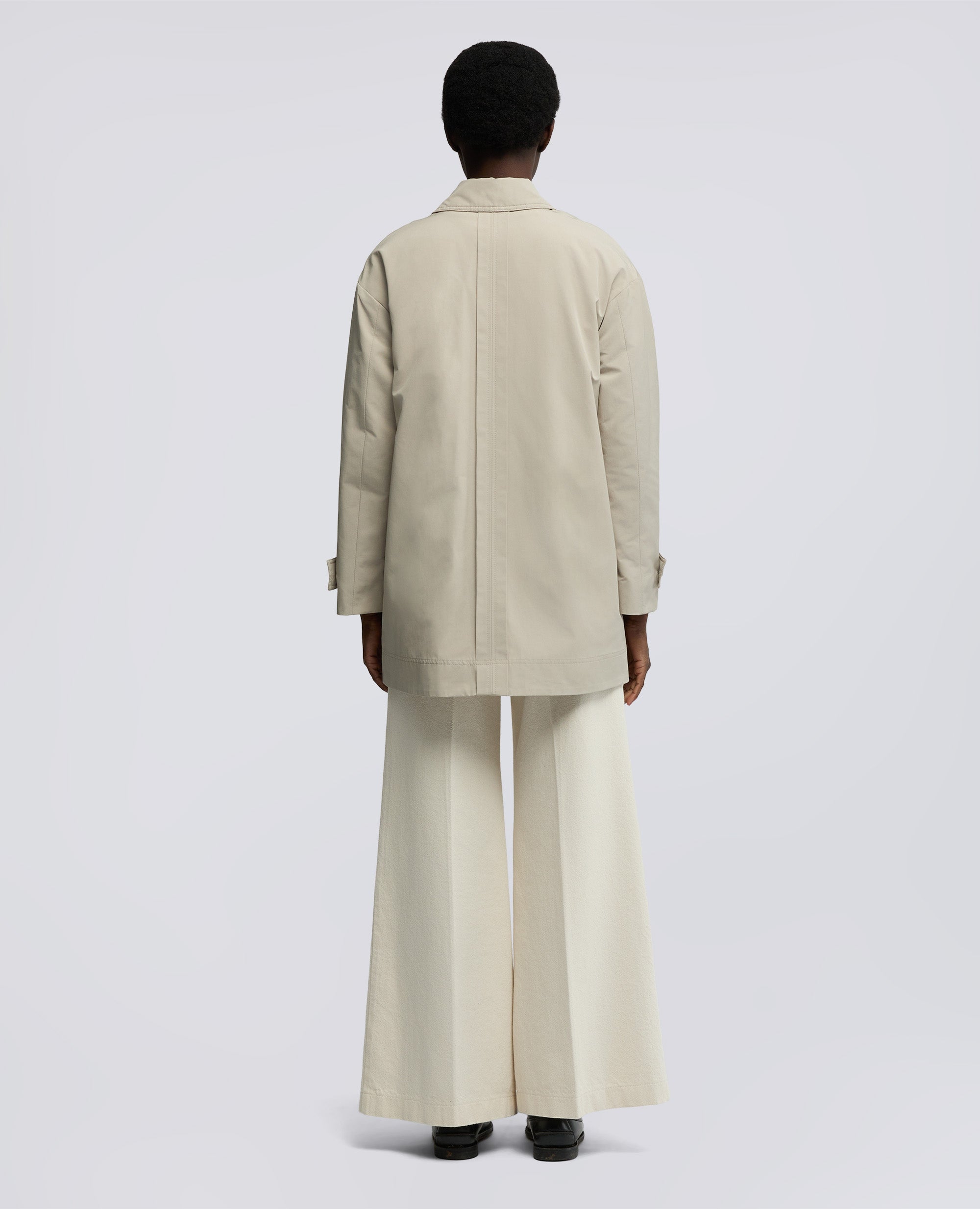 TRENCH CORTO SCARLETT IN MISTO COTONE-SABBIA-SAND-ARENA-SAND-SABLE