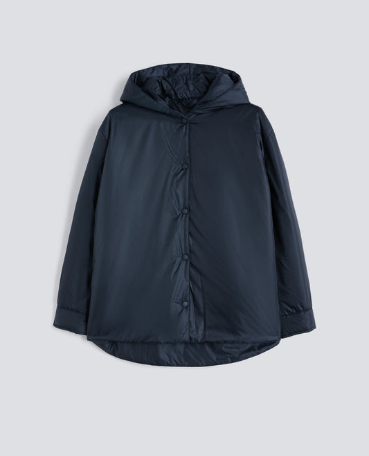 GIUBBOTTO BETH CON CAPPUCCIO-NAVY-NAVY-AZUL MARINO-NAVY-NAVY