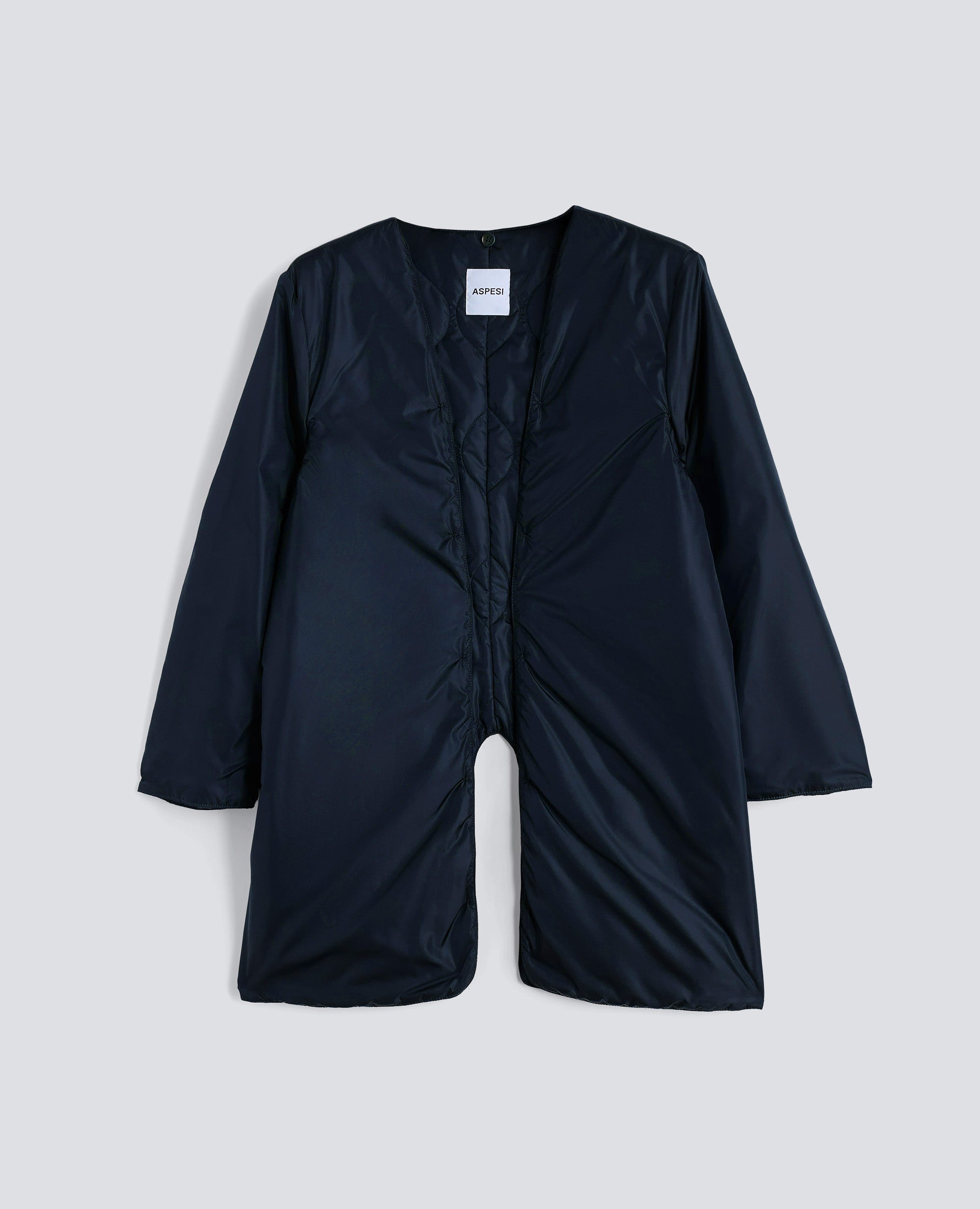 IMPERMEABILE IN POLIESTERE E NYLON COMPATTO-NAVY-NAVY-AZUL MARINO-NAVY-NAVY