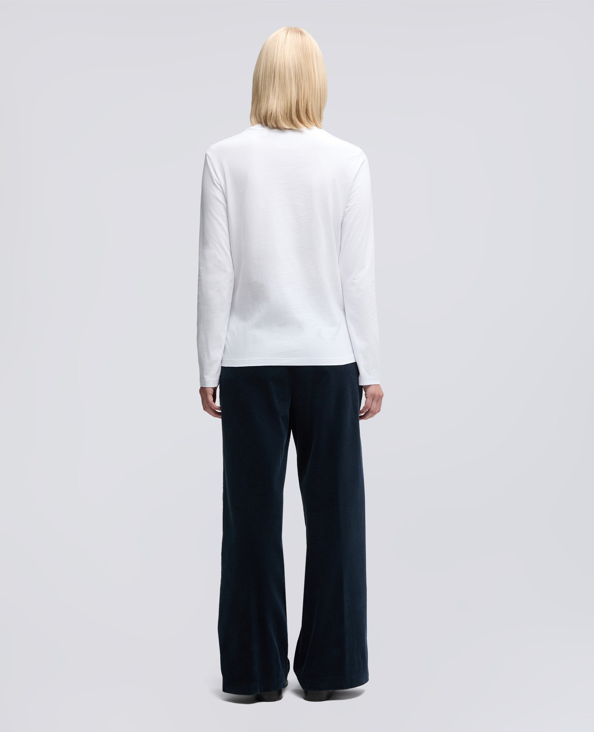 T-SHIRT MANICA LUNGA SILENZIO-BIANCO-WHITE-BLANCO-WEISS-BLANC