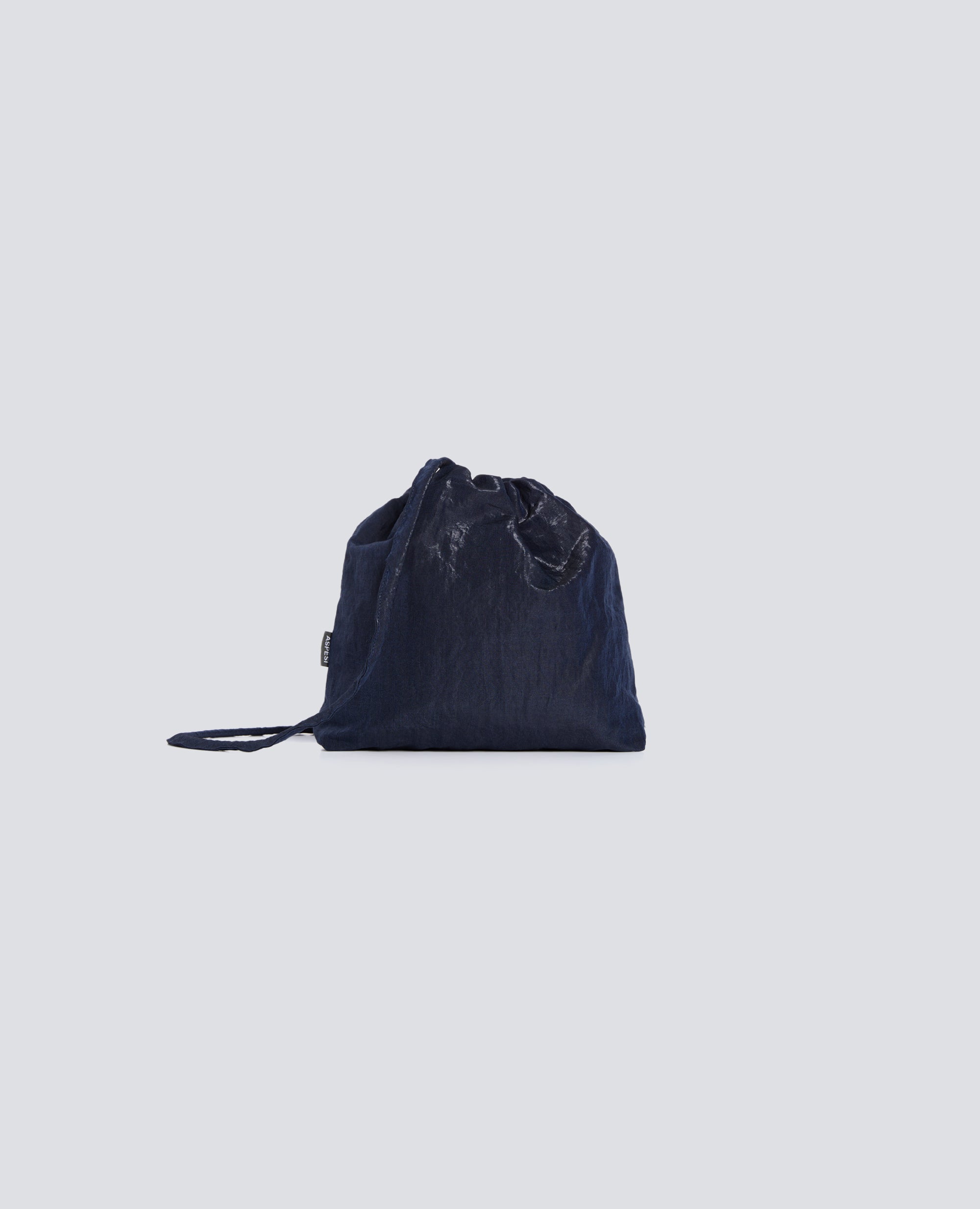 BORSA A SACCHETTO IN ORGANZA-NAVY-NAVY-AZUL MARINO-NAVY-NAVY