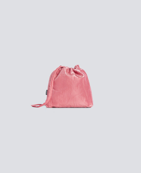 BORSA A SACCHETTO IN ORGANZA-ROSA-PINK-ROSA-ROSA-ROSE
