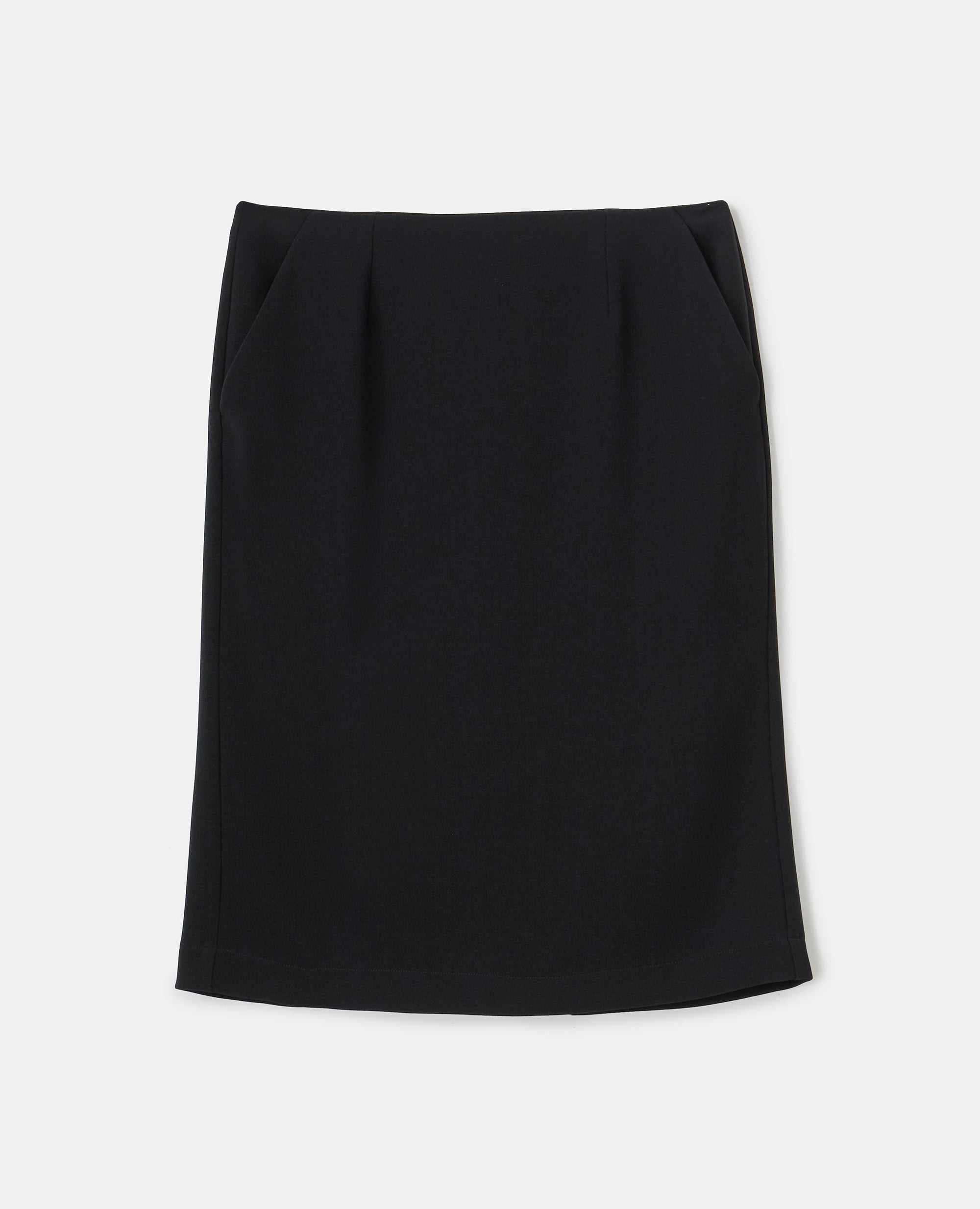 GONNA TUBINO IN CREPE CADY-NERO-BLACK-NEGRO-SCHWARZ-NOIR