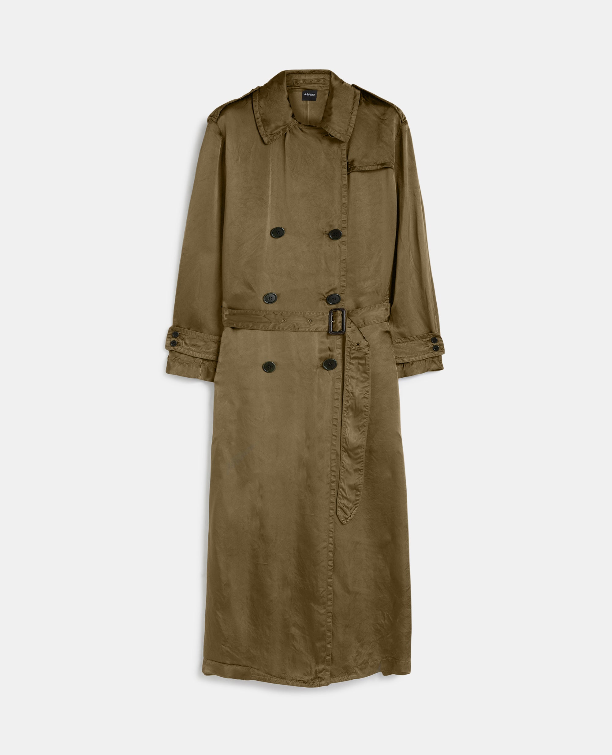 SOPRABITO DOPPIOPETTO IN RASO-VERDONE-DARK GREEN-VERDER¢N-DUNKELGRUN-VERT FONCE