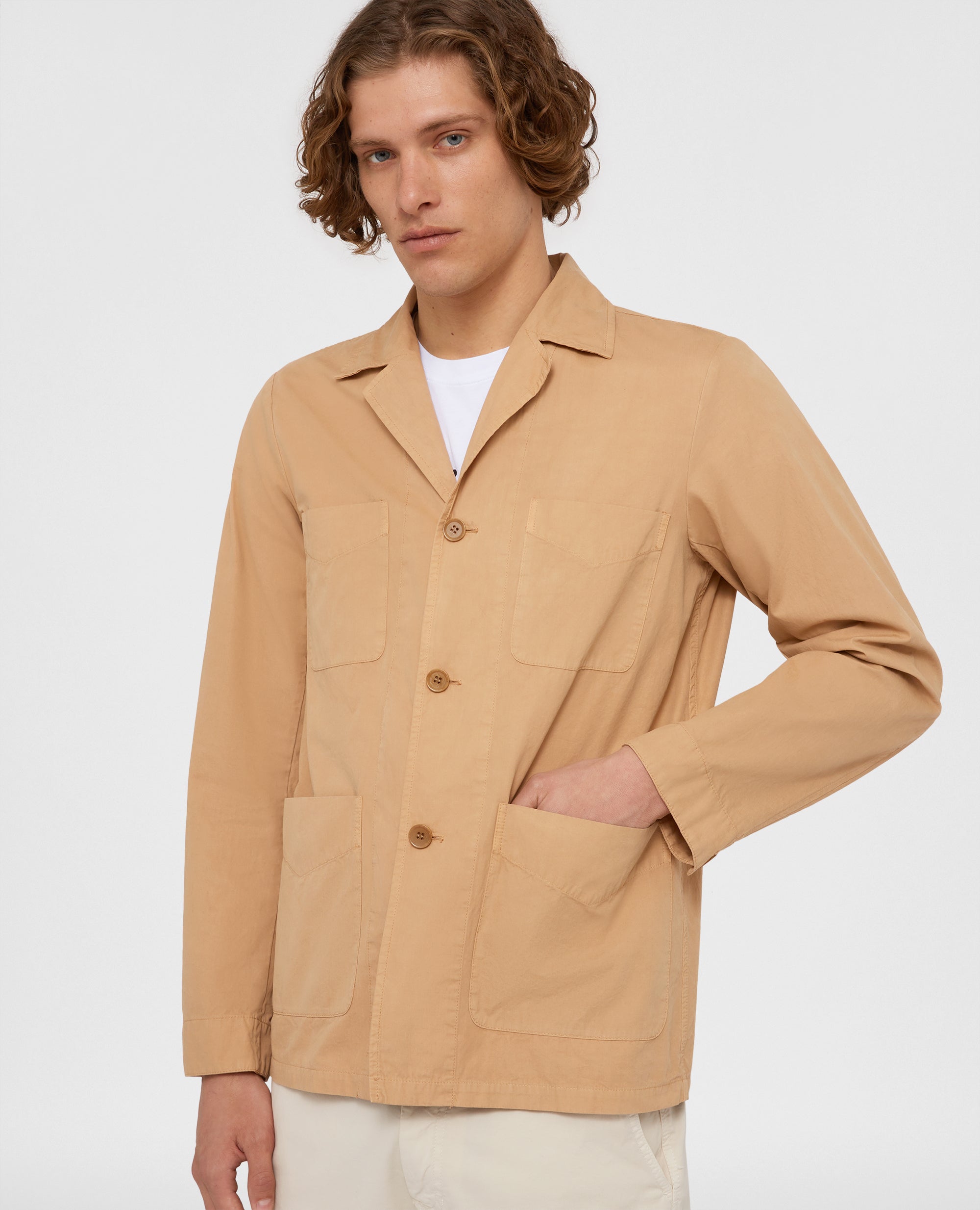 Giaccone in tela di cotone-DESERTO-DESERTO-DESERTO-DESERTO-DESERTO