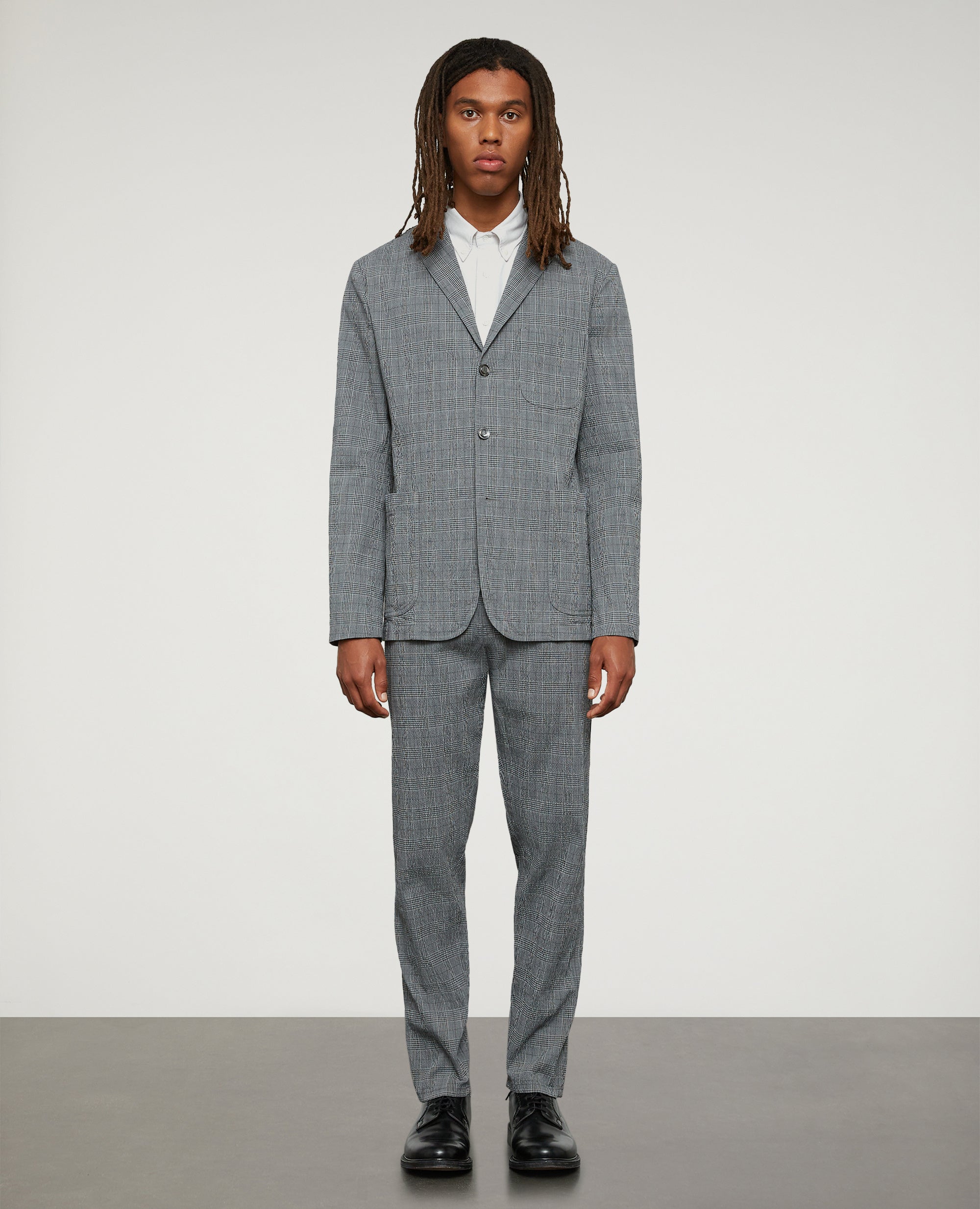 BLAZER SAMURAKI-CHECK GRIGIO-CHECK GRIGIO-CHECK GRIGIO-CHECK GRIGIO-CHECK GRIGIO