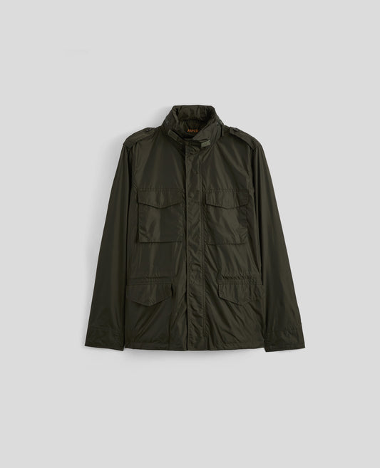 GIUBBOTTO MINI FIELD VENTO IN NYLON-MILITARE-MILITARY-MILITAR-MILITAR-MILITAIRE