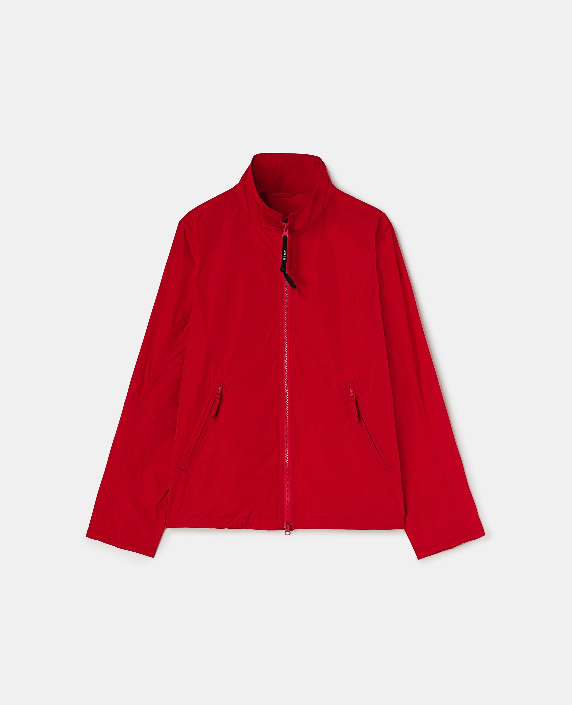 Giubbotto STRINGA in Taffetà water-repellent-ROSSO-RED-ROJO-ROT-ROUGE