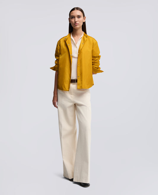 GIACCA CAMICIA IN TAFFETÀ TECNICO-GIALLO-YELLOW-AMARILLO-GELB-JAUNE