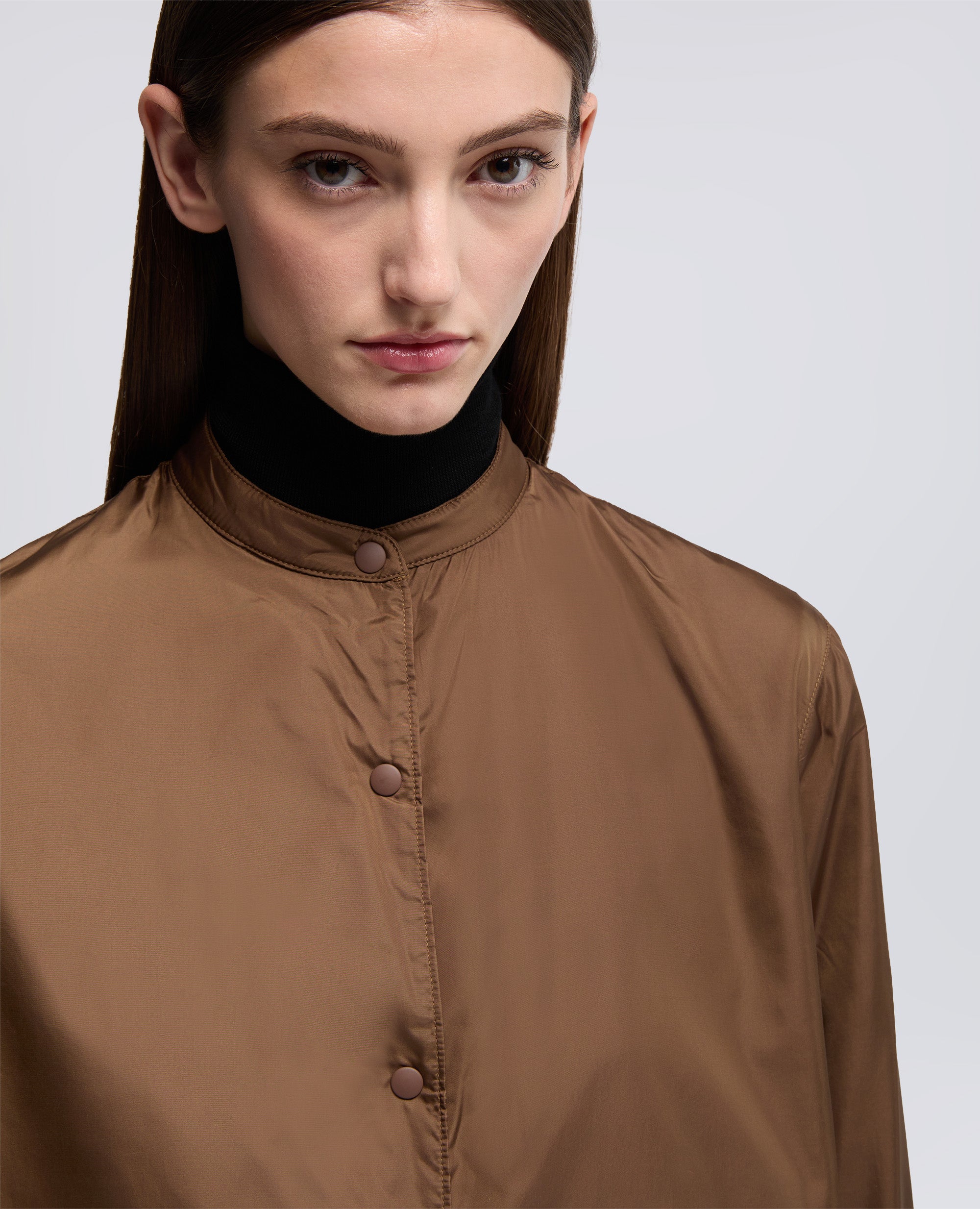 GIACCA CAMICIA IN TAFFETÀ TECNICO-BISCOTTO-BISCUIT-GALLETA-COOKIE-BISCUIT