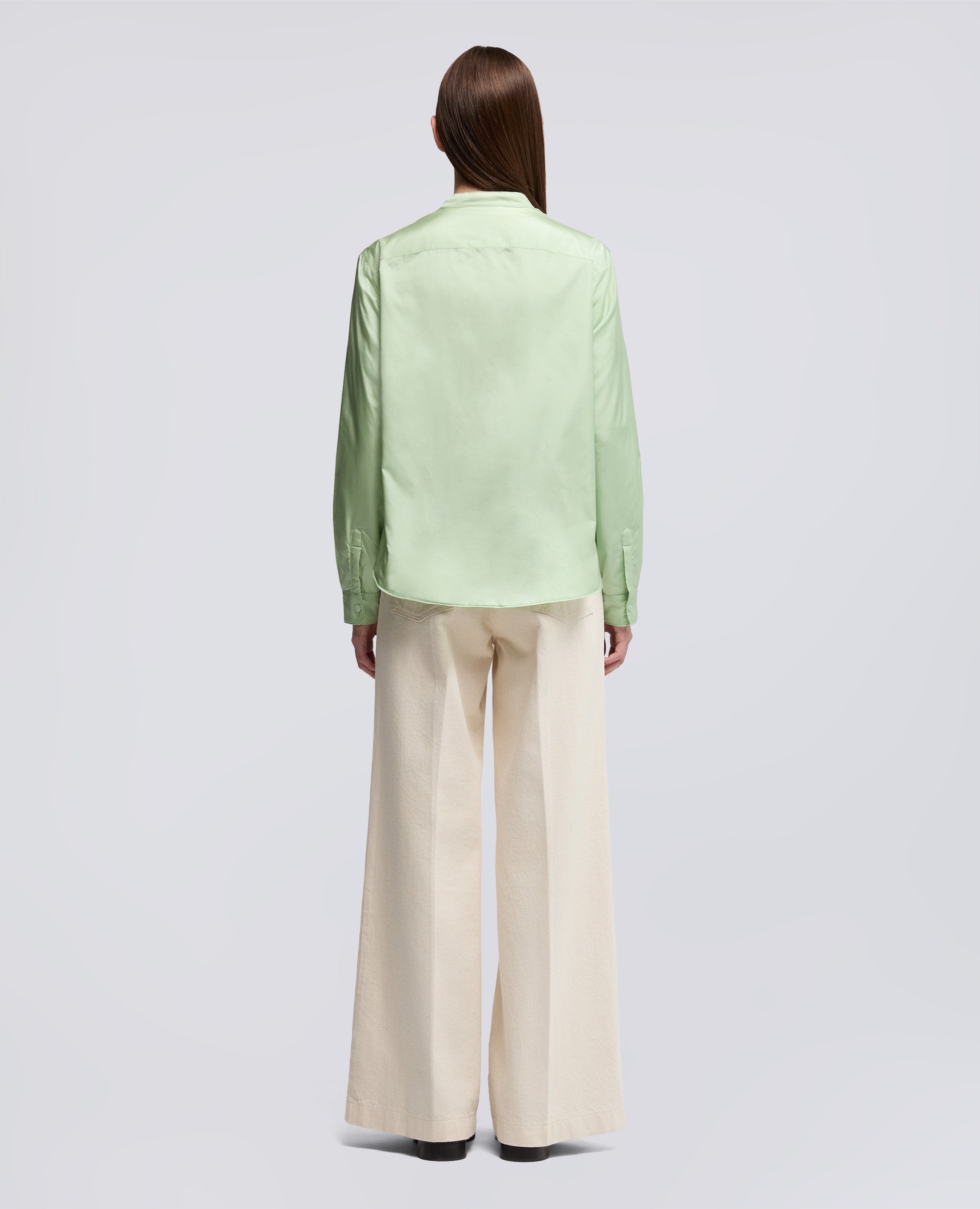 GIACCA CAMICIA IN TAFFETÀ TECNICO-LATTE MENTA-LATTE MENTA-LATTE MENTA-LATTE MENTA-LATTE MENTA