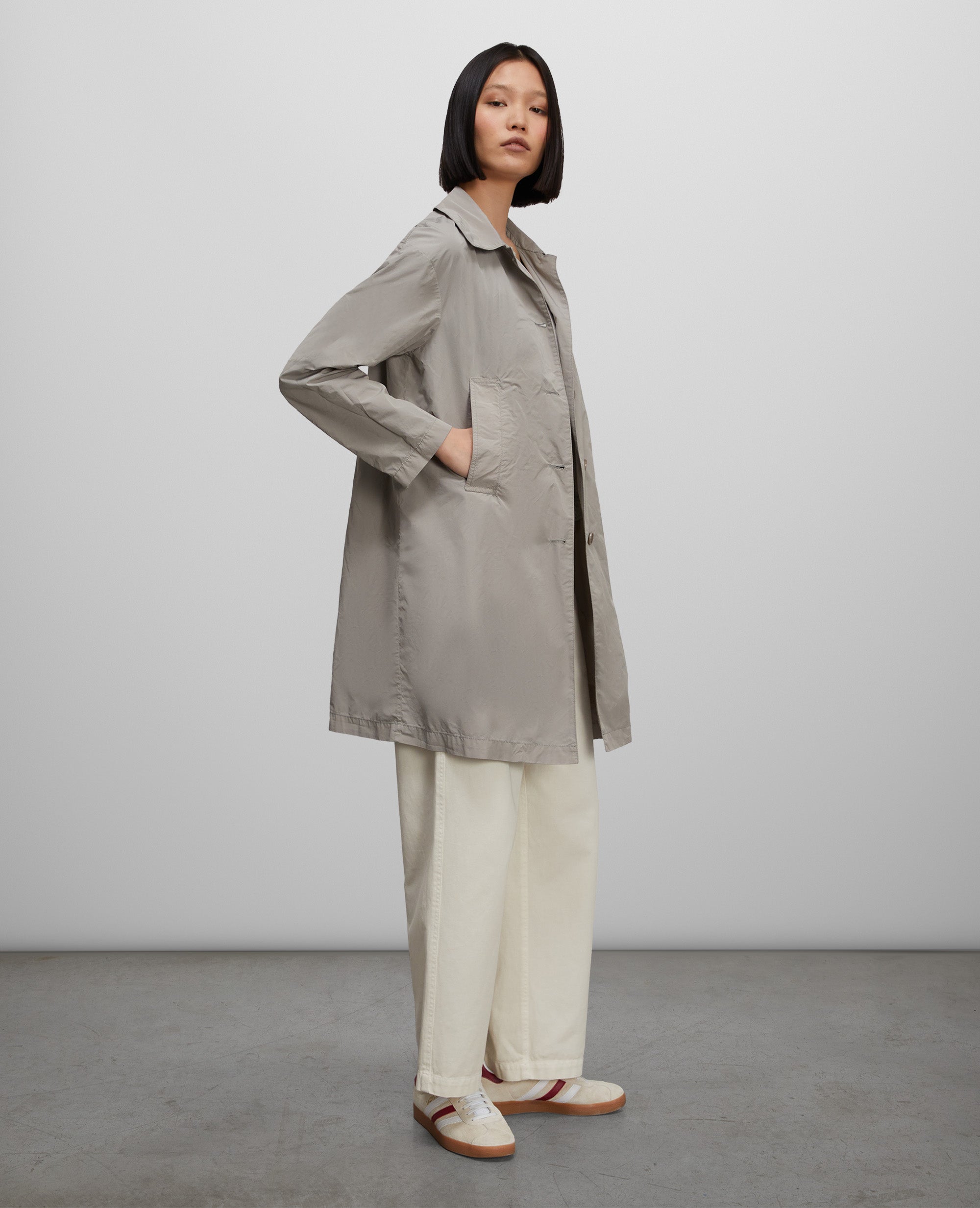 SOPRABITO IN POLIESTERE E NYLON COMPATTO-SABBIA-SAND-ARENA-SAND-SABLE