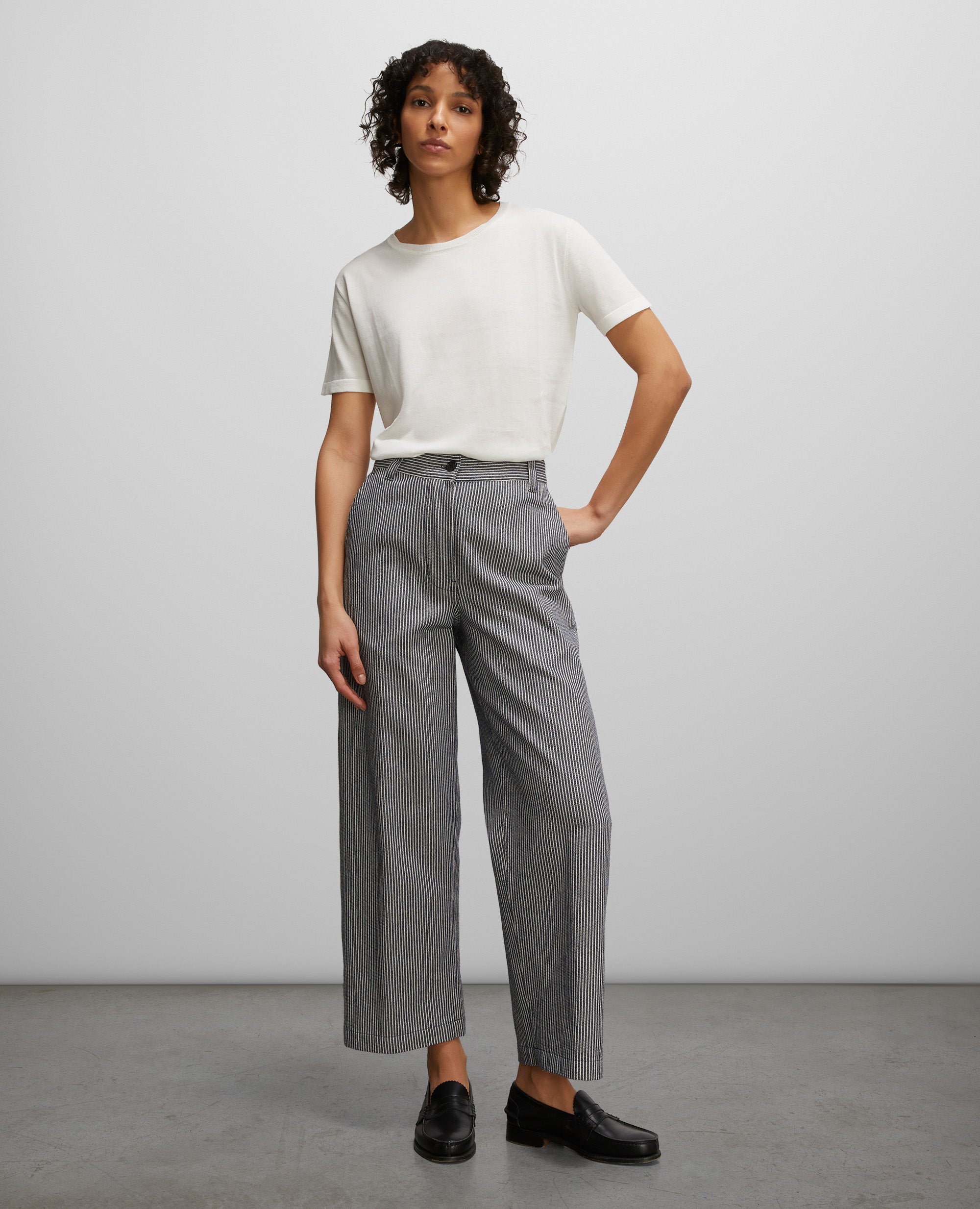 T-SHIRT IN COTONE, SETA E LINO-NATURALE-NATURAL-NATURAL-NATURLICH-NATUREL