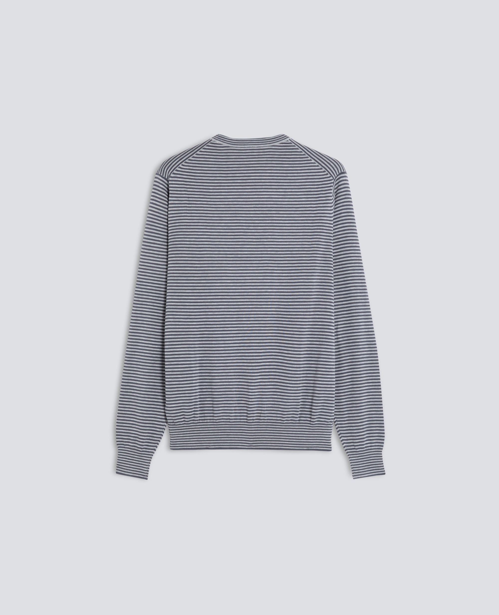 MAGLIA GIROCOLLO IN MISTO COTONE-GRIGIO/FUMO-GRIGIO/FUMO-GRIGIO/FUMO-GRIGIO/FUMO-GRIGIO/FUMO