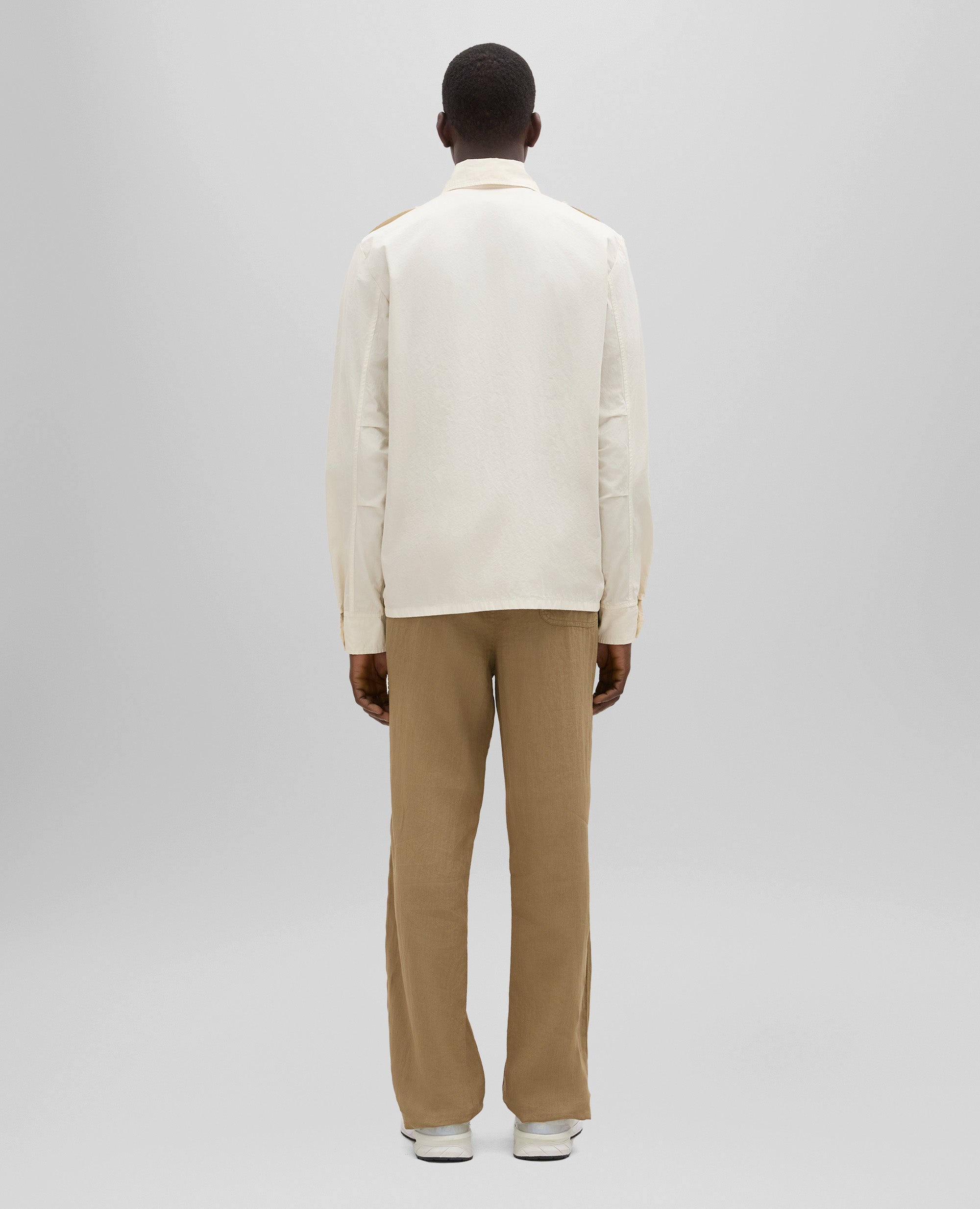 CAMICIA FIELD SHIRT IN TELA DI COTONE-NATURALE-NATURAL-NATURAL-NATURLICH-NATUREL