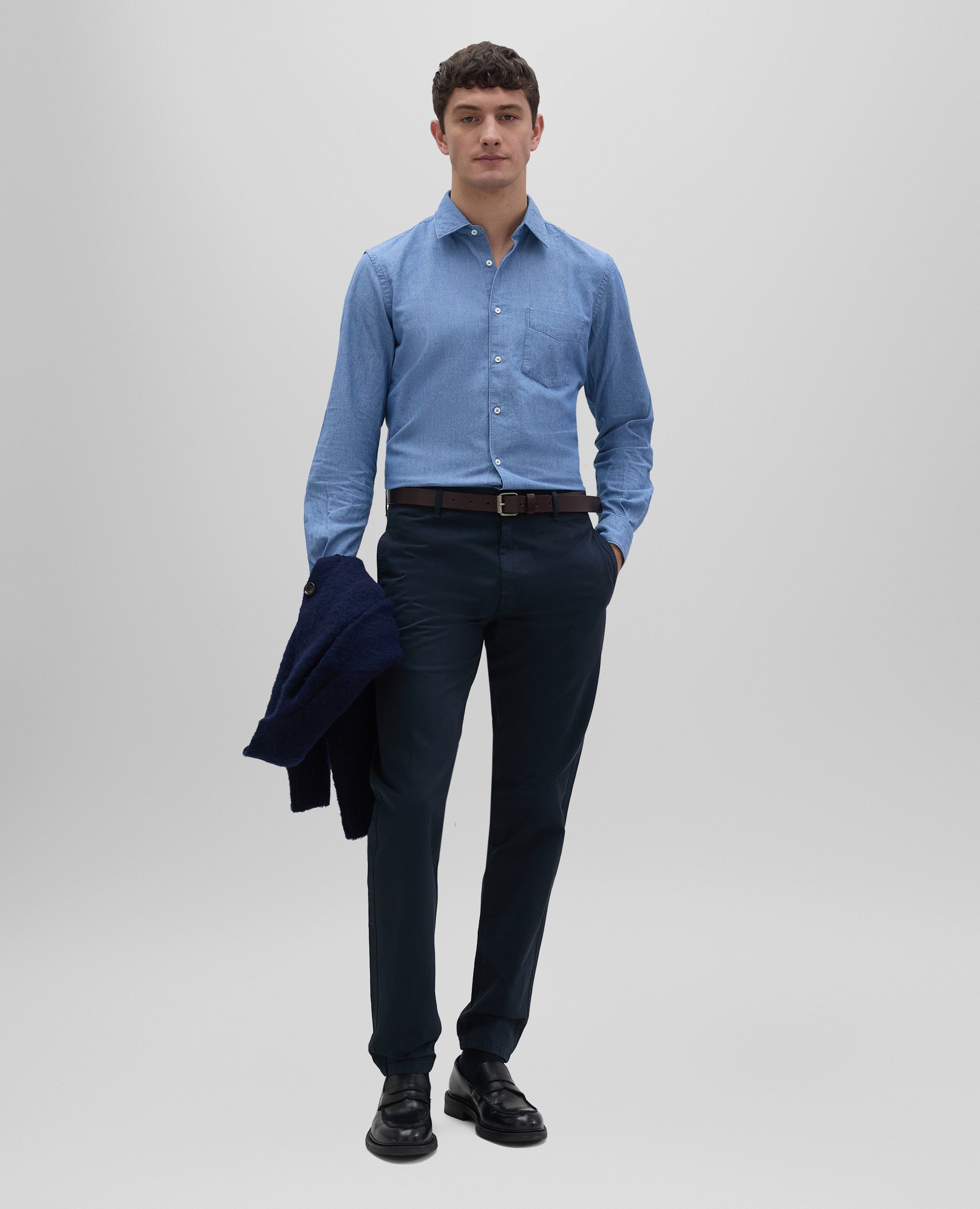 Japanese cotton chambray shirt – ASPESI