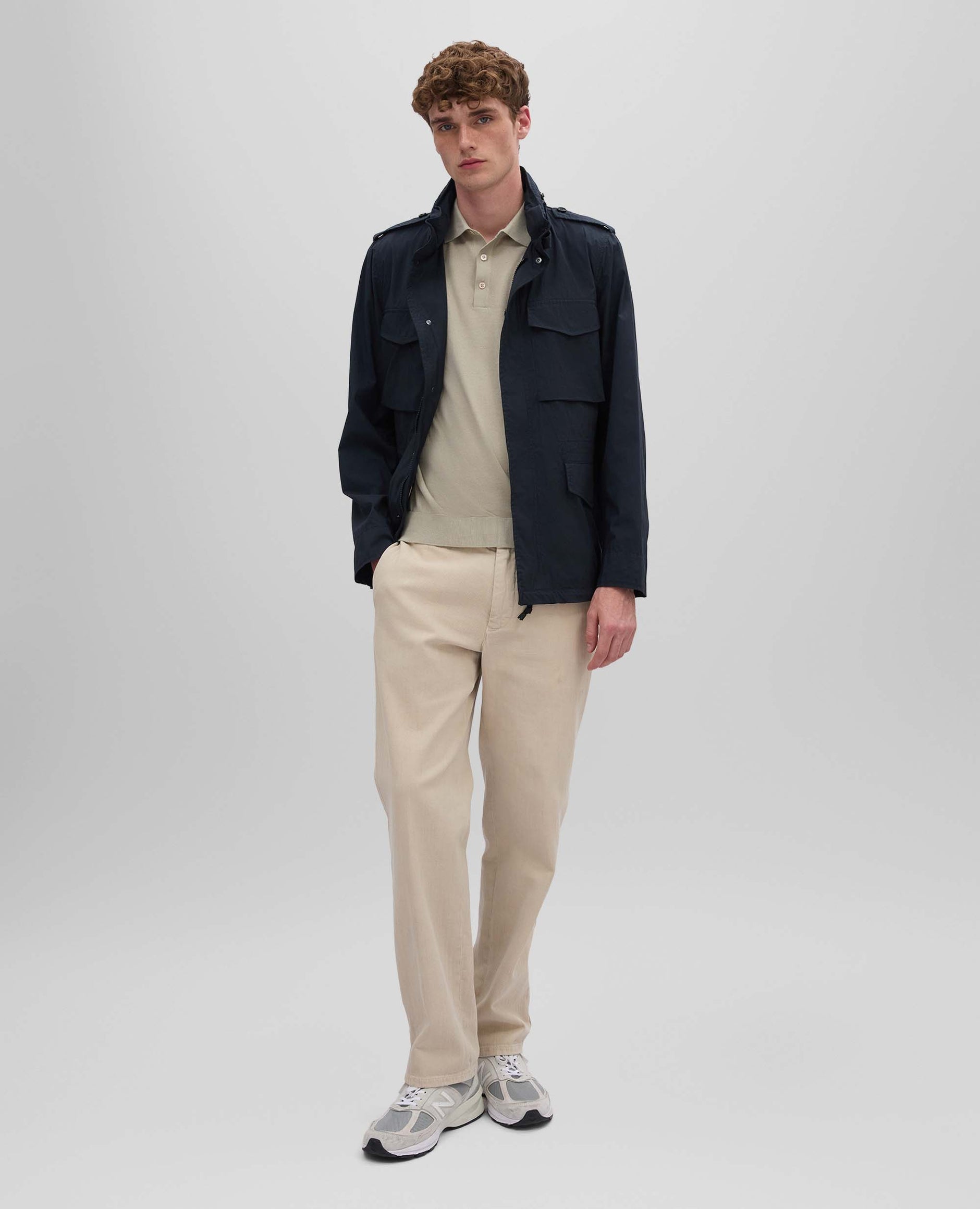 Mini field jacket in cotton poplin and nylon – ASPESI
