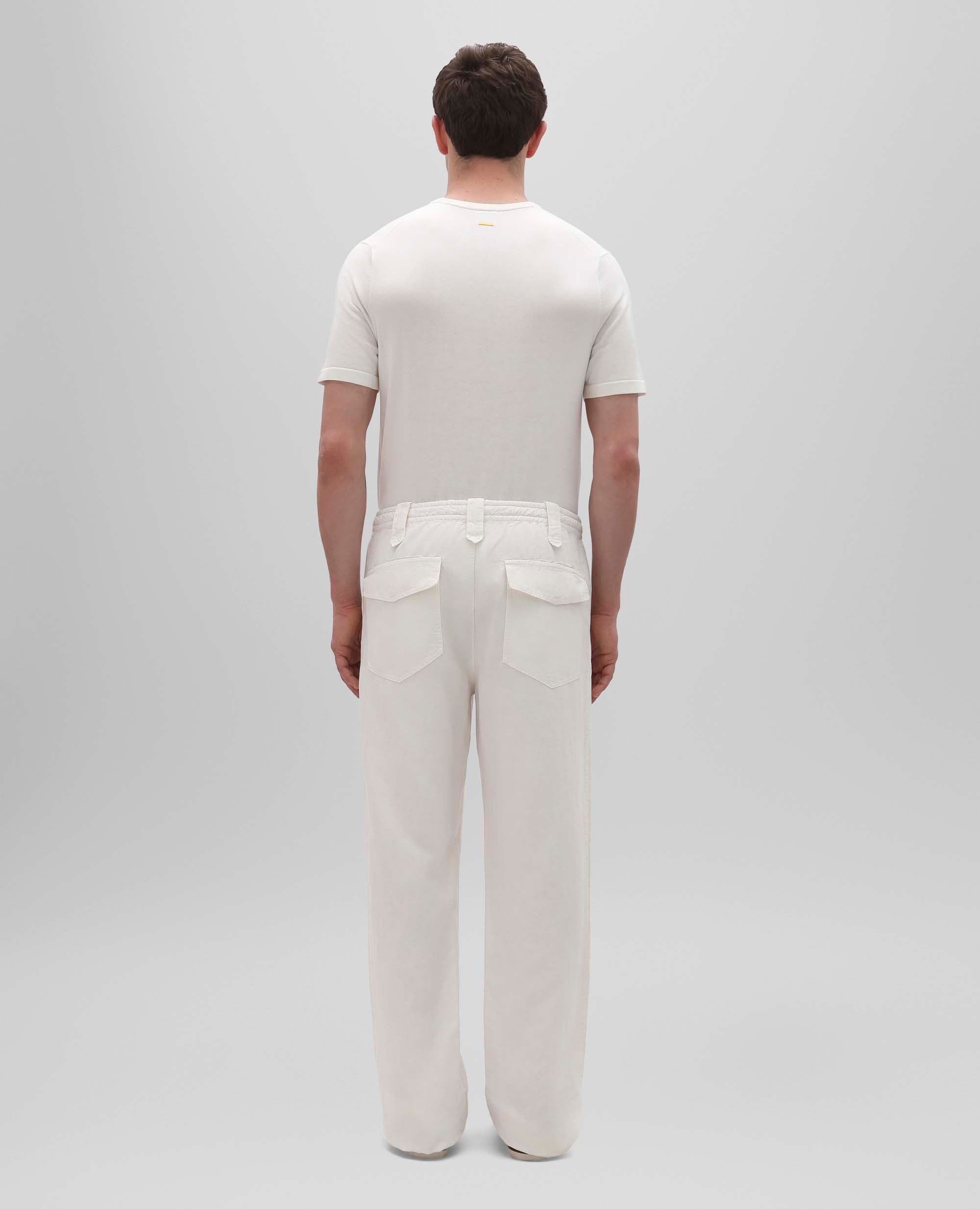 Linen-blend poplin trousers – ASPESI
