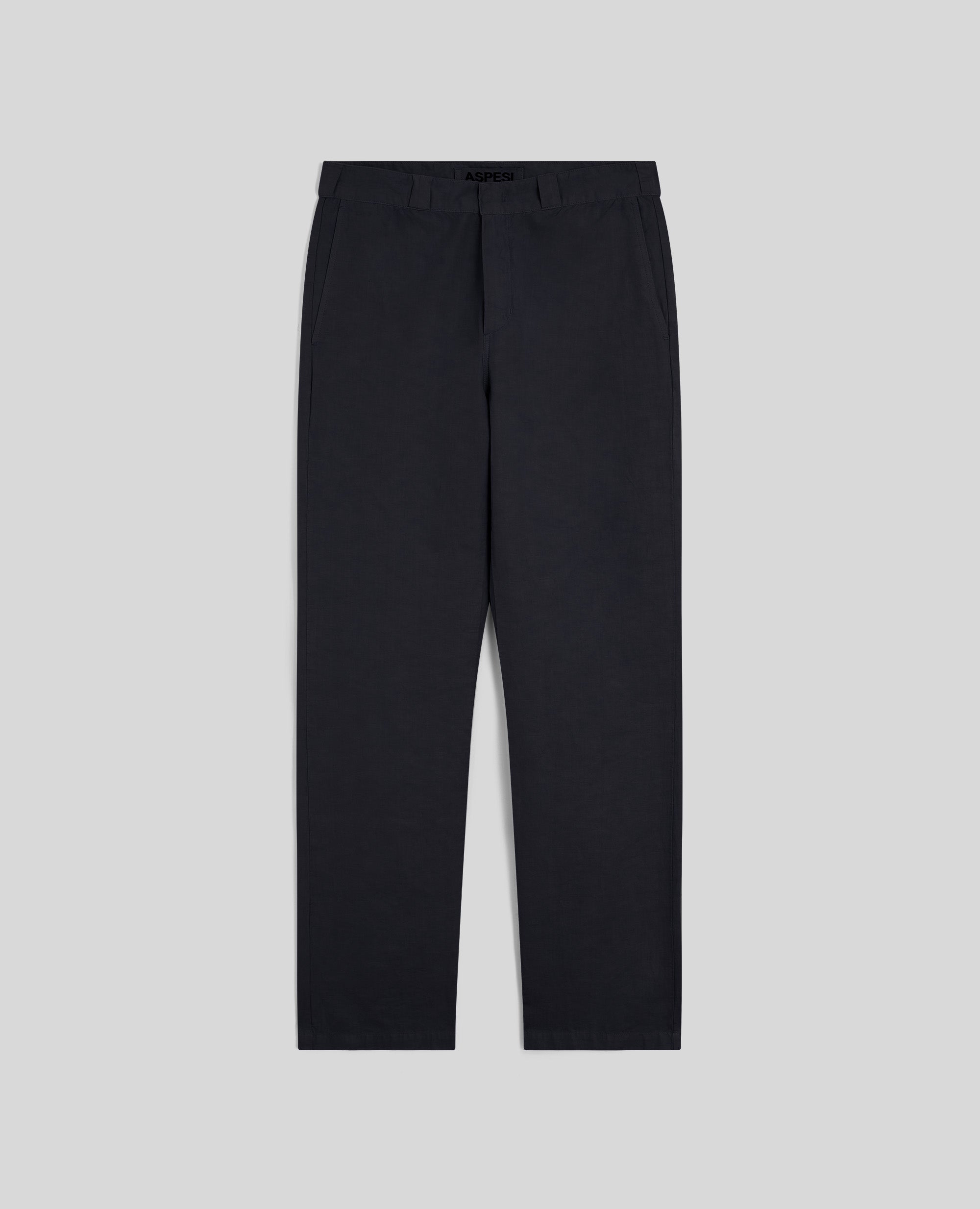 PANTALONE ADRIEN IN MISTO LINO FIAMMATO-NAVY-NAVY-AZUL MARINO-NAVY-NAVY