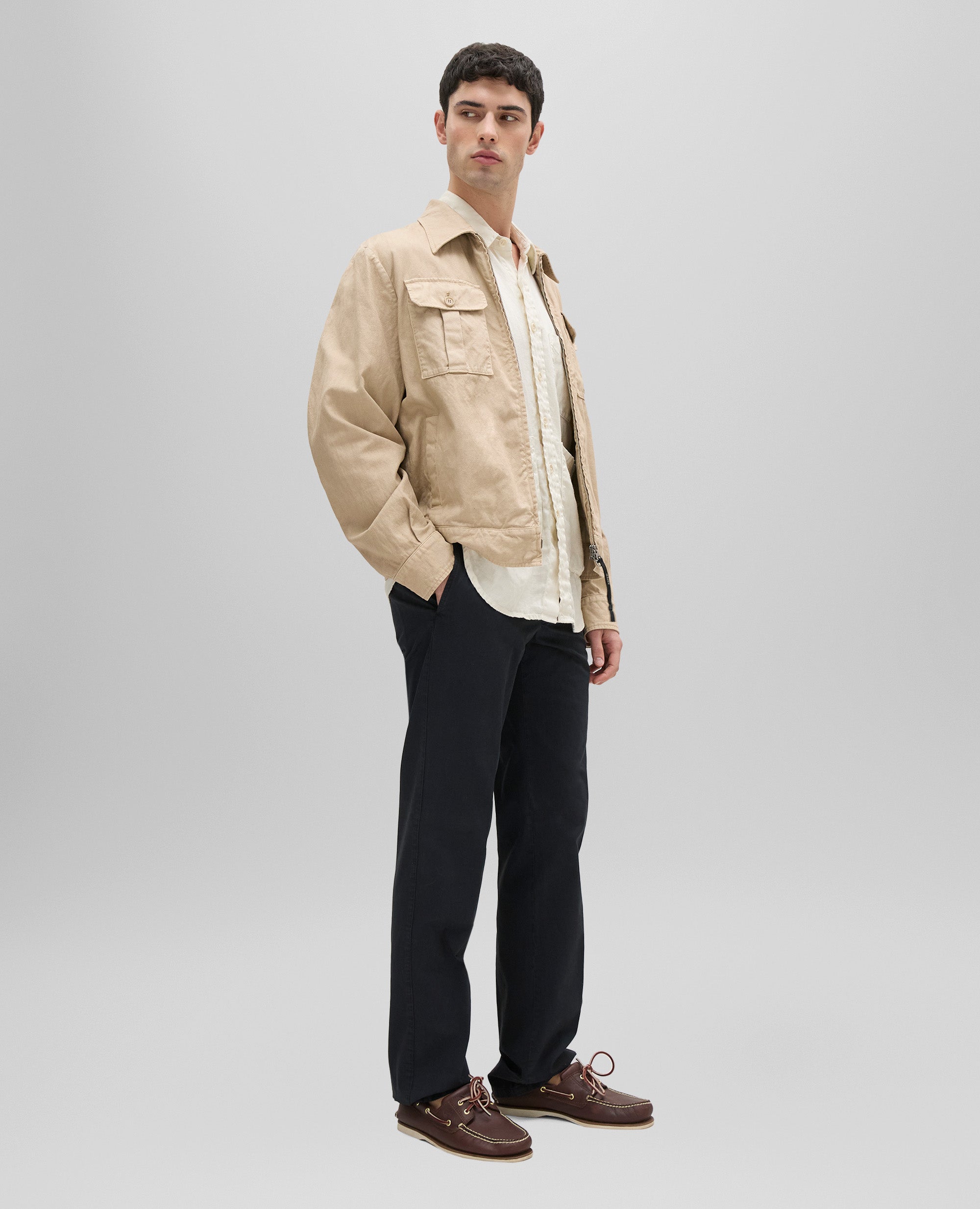 パンツ anytee classics Officer Pants Gabardine anytee classics] Officer Pants_Black Gabardine