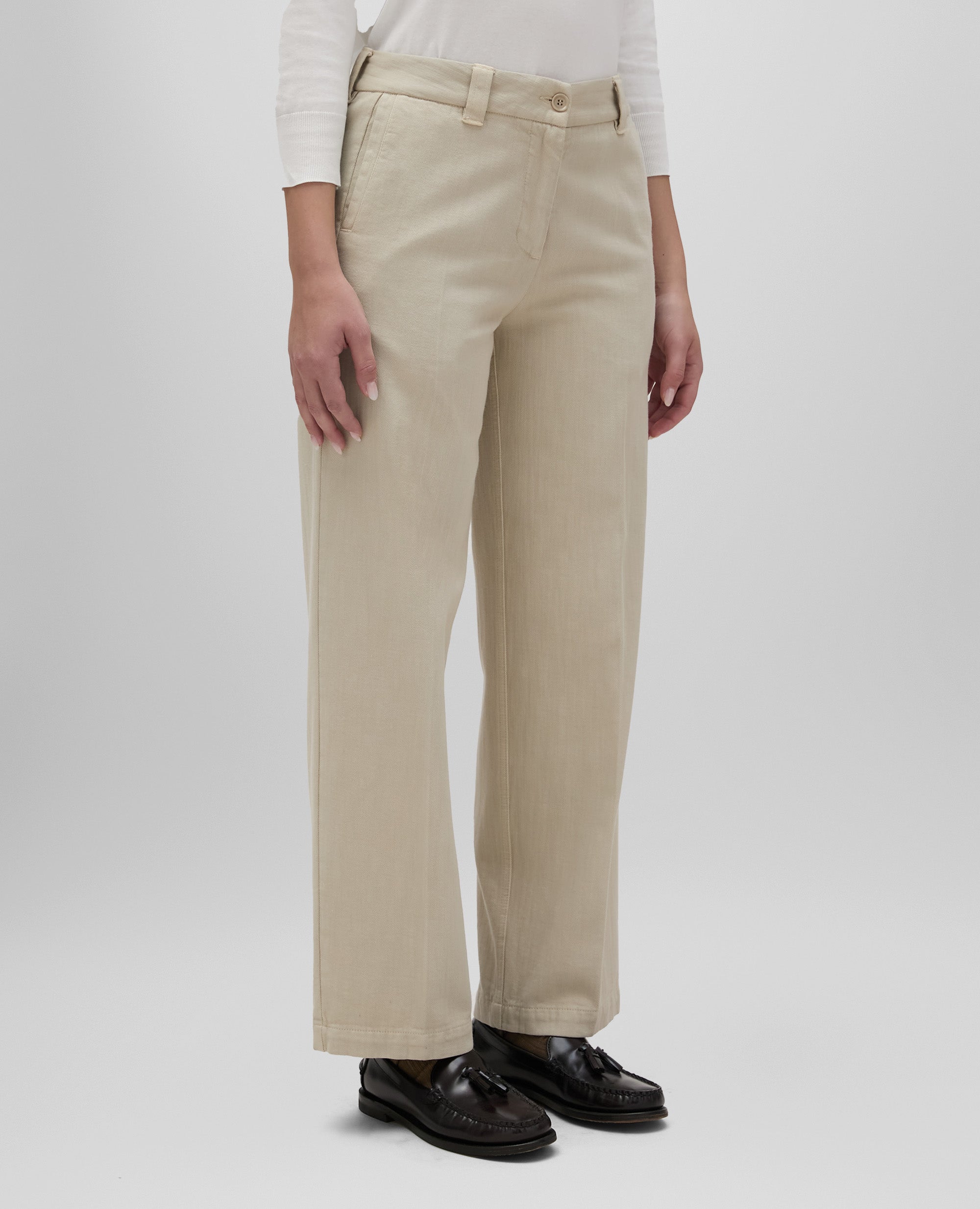 OVY 新品Cotton Gabardine Barrack Trousers Cotton Gabardine Barrack Dress Trousers | OVY