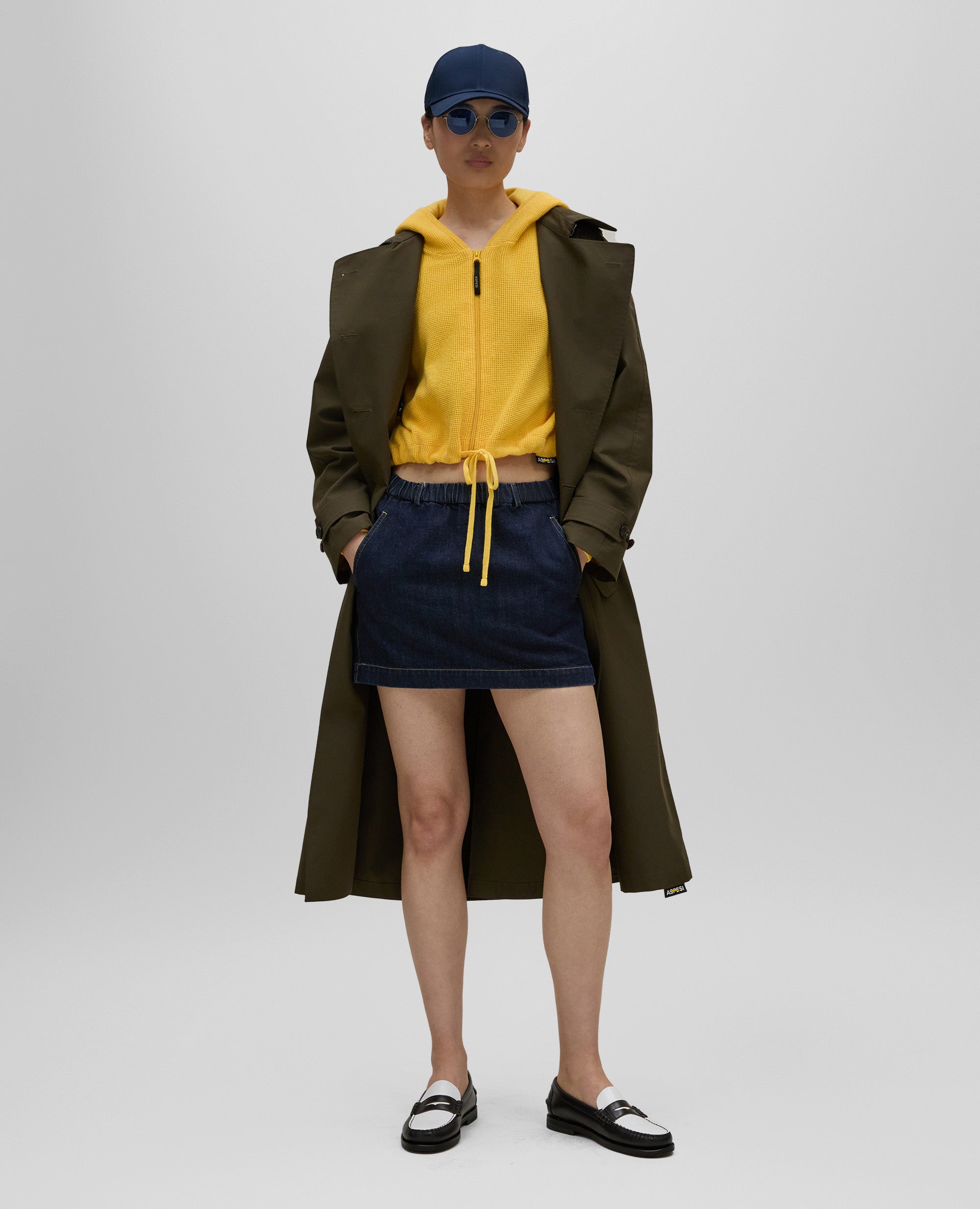 gypsohila GPB-606 Short Trench Coat ネイビー GPB-606 Short Trench Coat | gypsohila