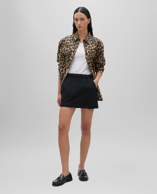 MINIGONNA IN TECNO MICRO FRENCH TERRY-NERO-BLACK-NEGRO-SCHWARZ-NOIR