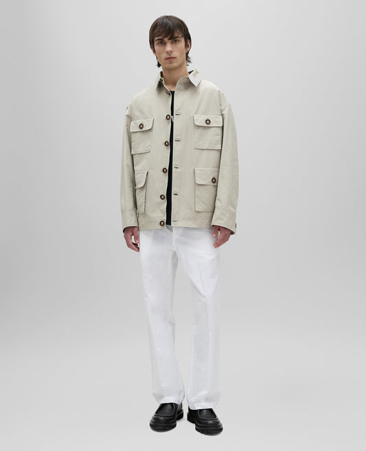 GIUBBOTTO ABISAI IN TELA DI MISTO COTONE-SABBIA-SAND-ARENA-SAND-SABLE