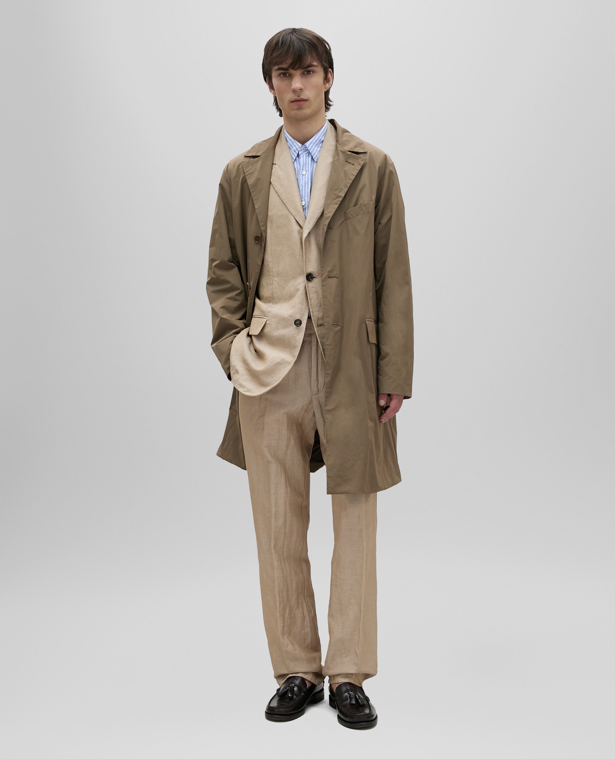 IMPERMEABILE TEIKI IN TAFFETA' TECNICO-BEIGE-BEIGE-BEIS-BEIGE-BEIGE