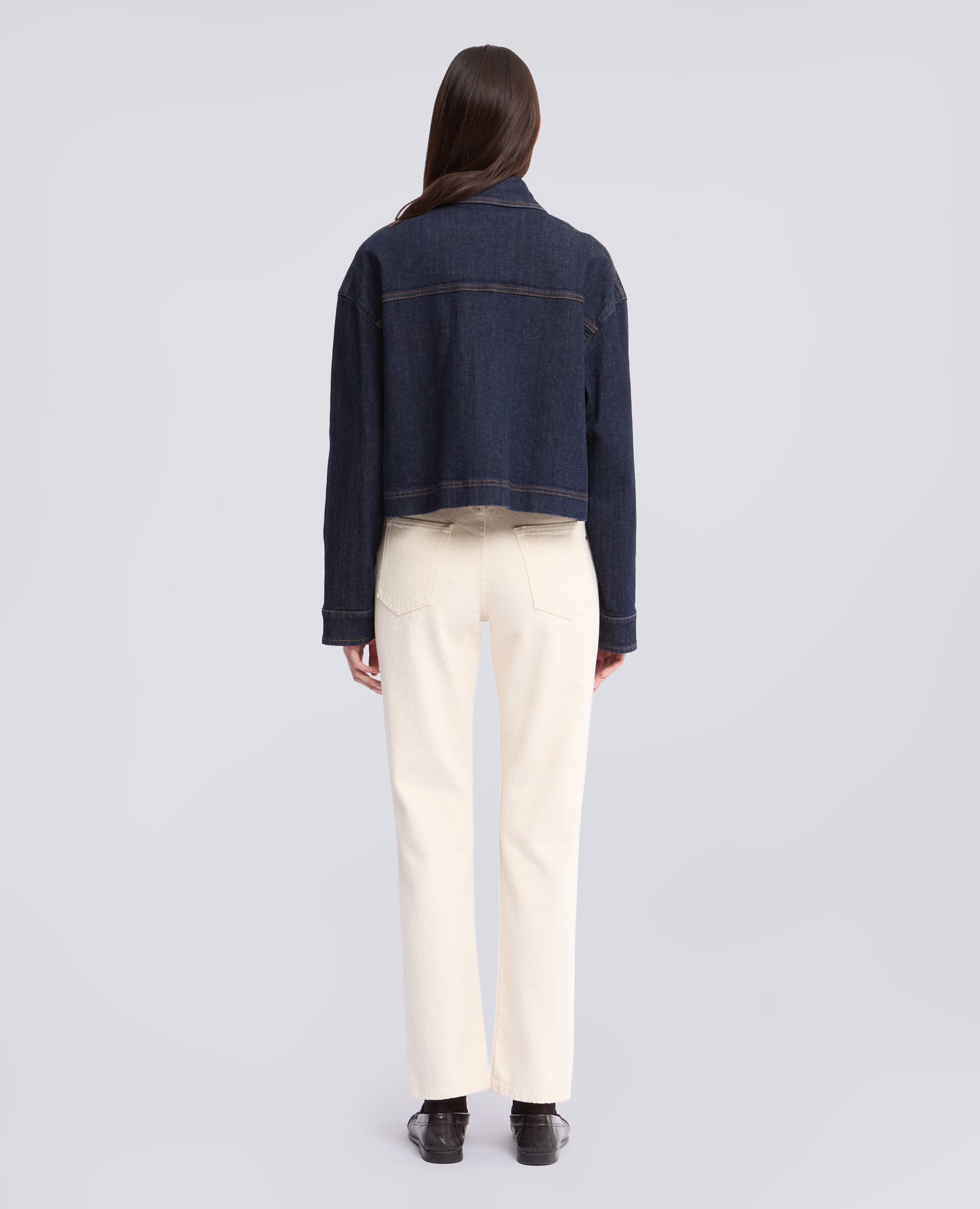 GIUBBOTTO IN DENIM DI COTONE - - BLU - ASPESI