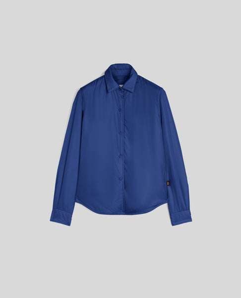 ジャケット ASPESI HILA PADDED OVERSHIRT IN NYLON ASPESI Hila padded overshirt in nylon - Blue - N534796196101