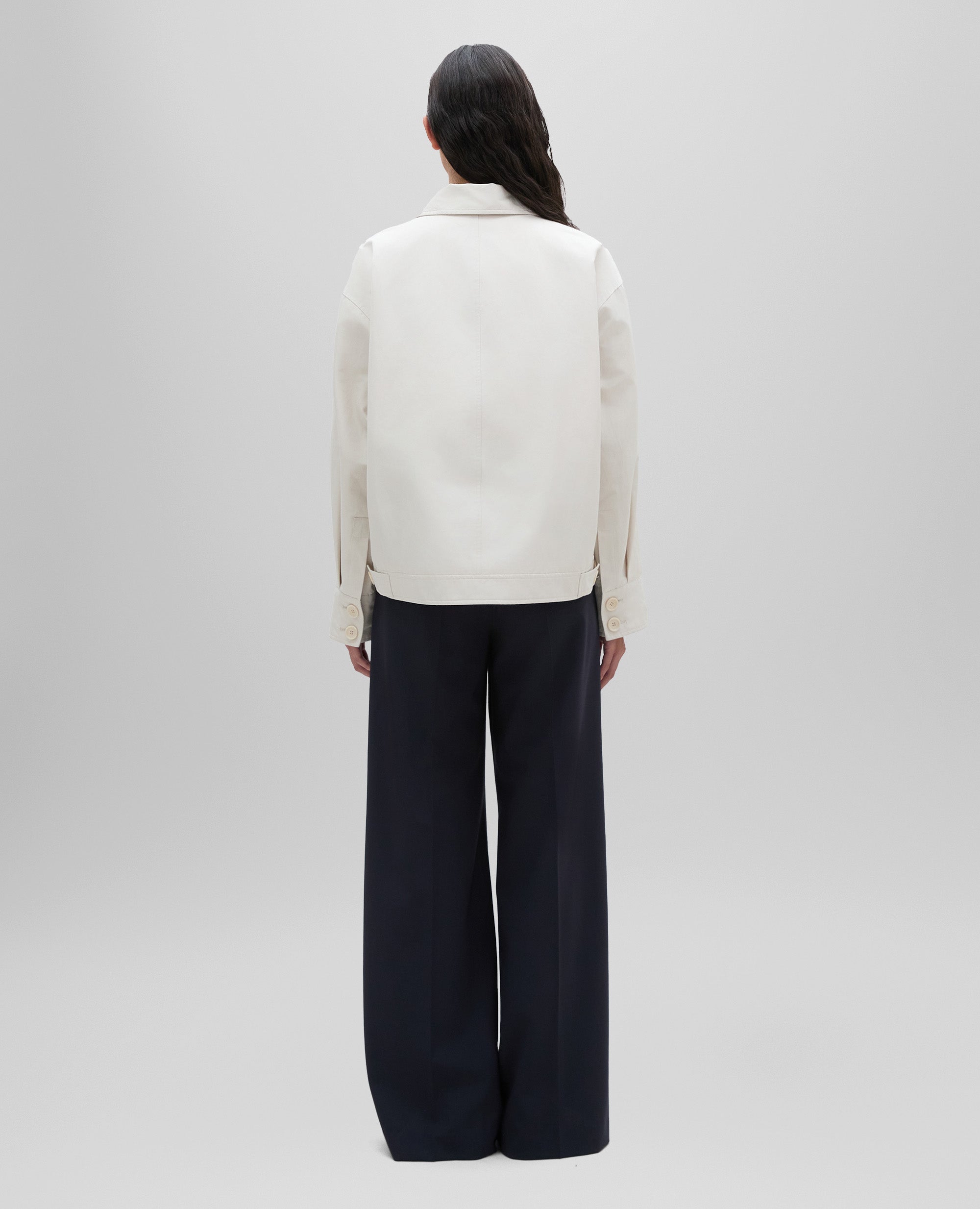 GIACCA LILO IN TELA DI MISTO COTONE-GHIACCIO-ICE-HIELO-EIS-GLACE