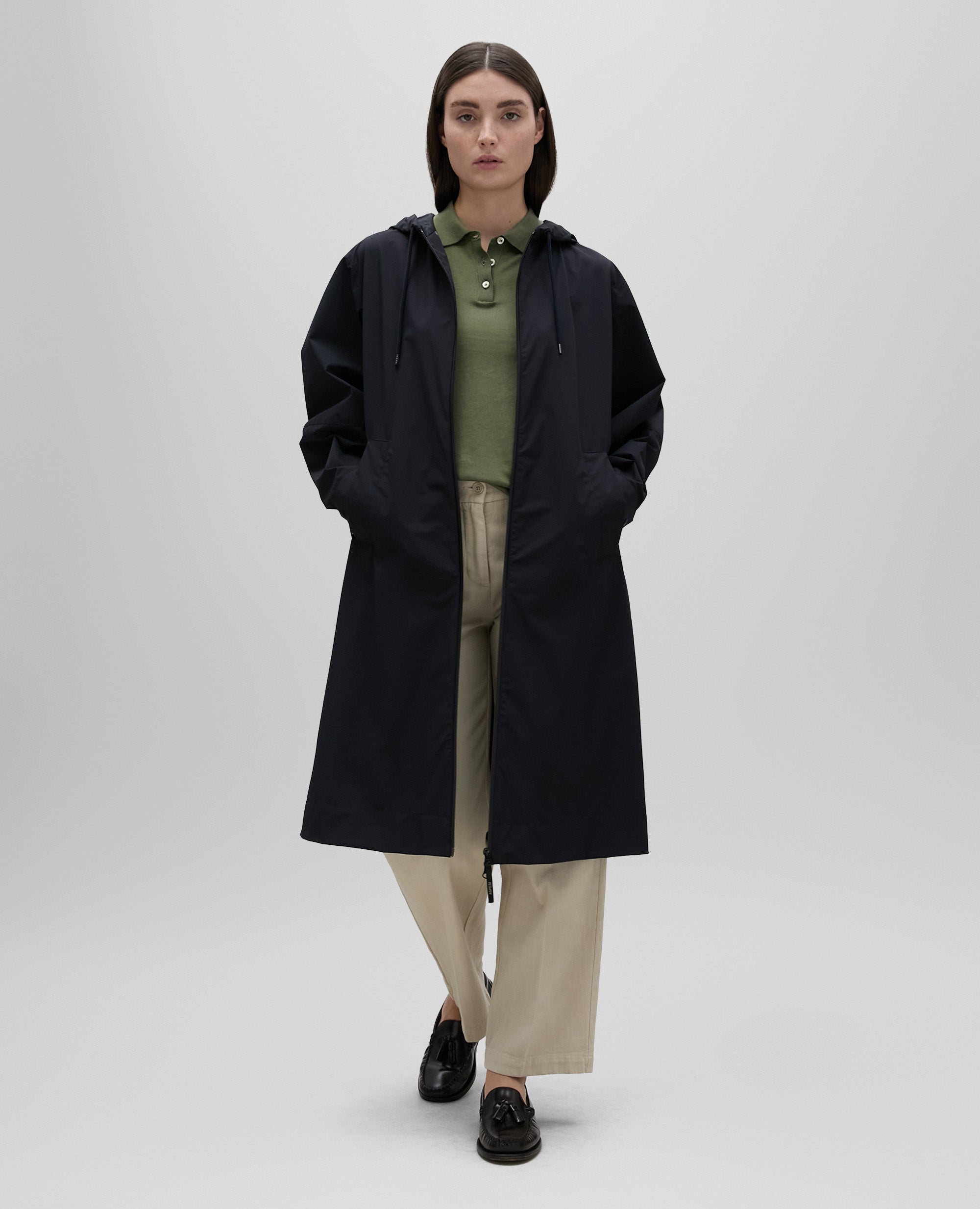 PARKA ONAKU IN TESSUTO TECNICO STRETCH-BLU-BLUE-AZUL-BLAU-BLEU