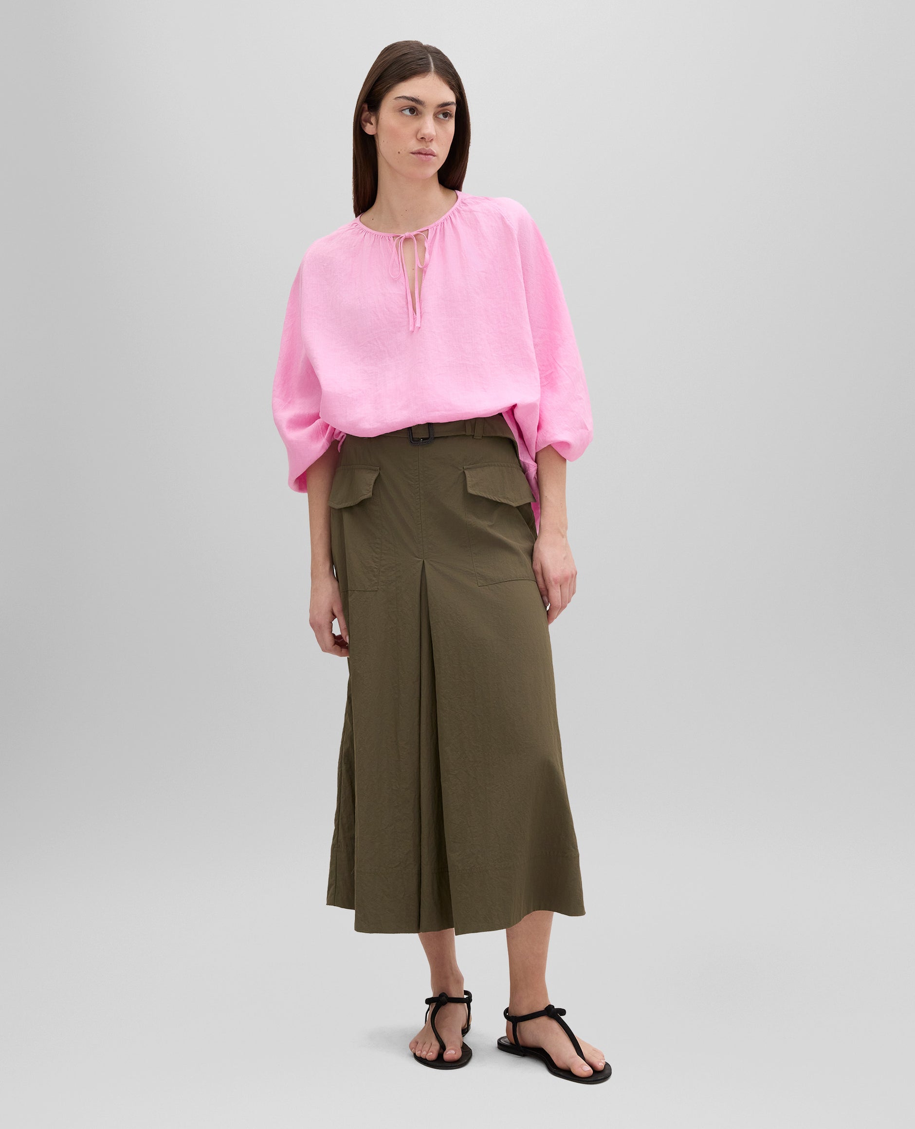 スカート Aspesi Meari High-Waisted Skirt Meari skirt in water-repellent nylon fabric – ASPESI
