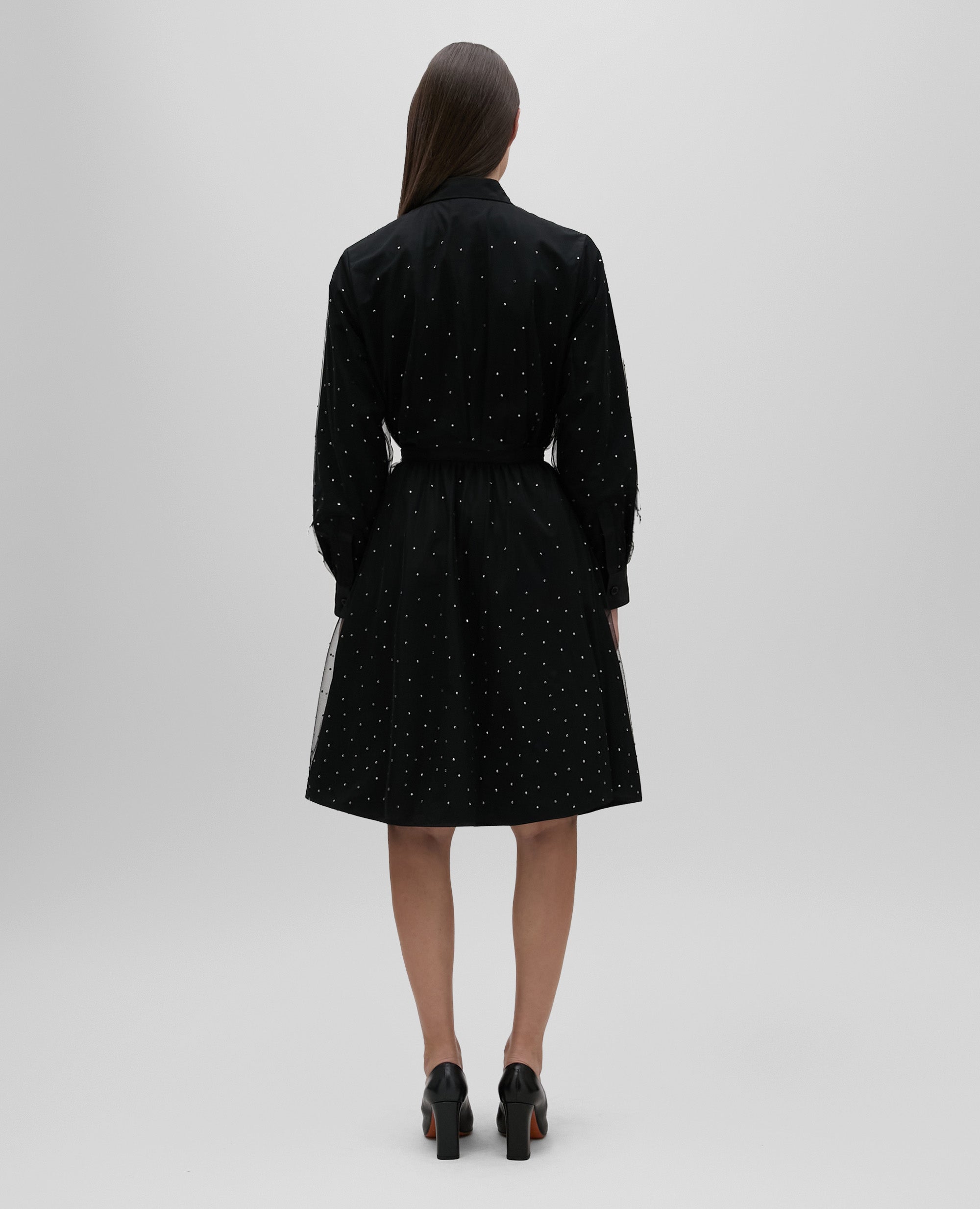 Ritia skirt with tulle and swarovski detailing – ASPESI