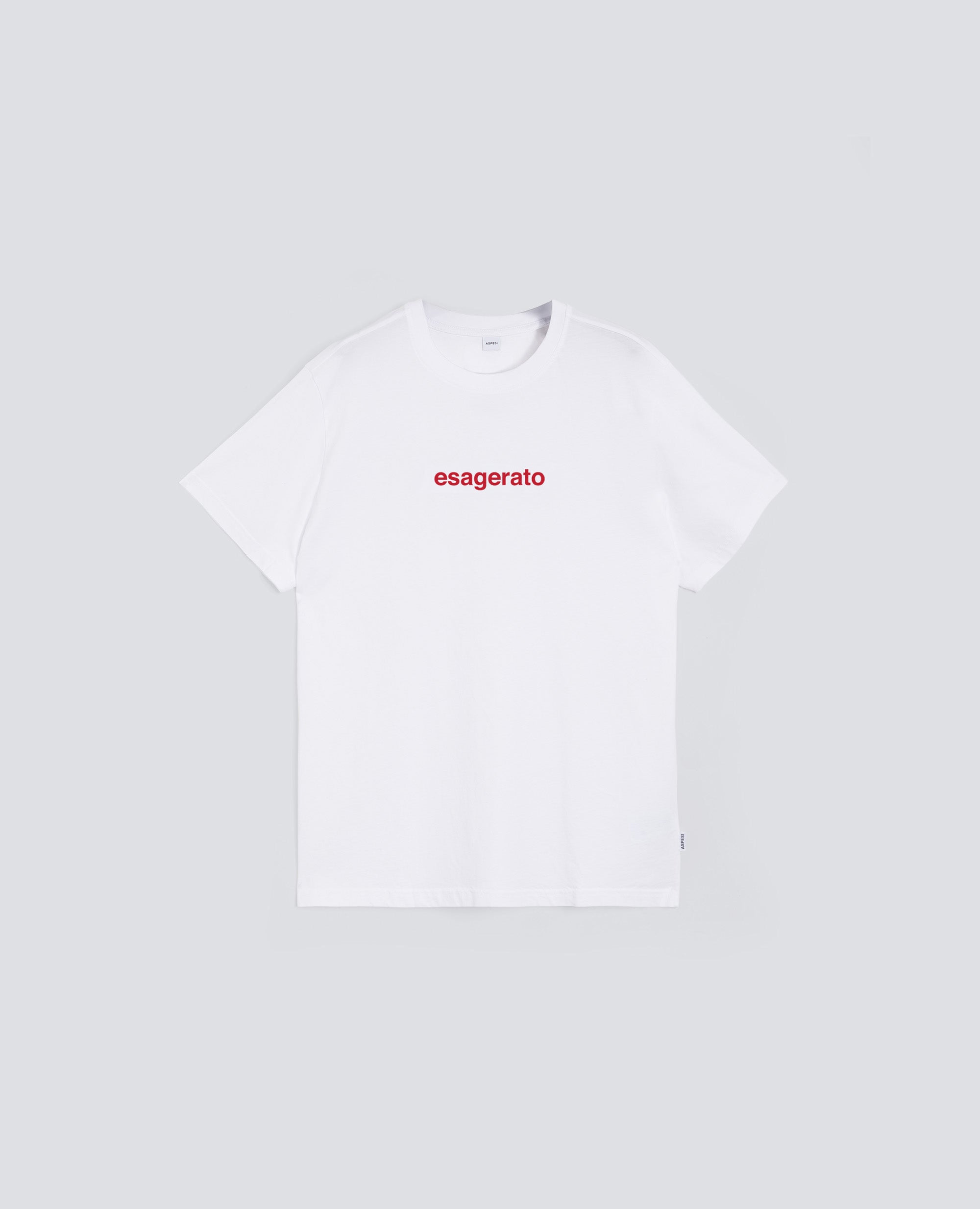 COTTON JERSEY T-SHIRT - ASPESI X LA MINERVETTA - WHITE - ASPESI